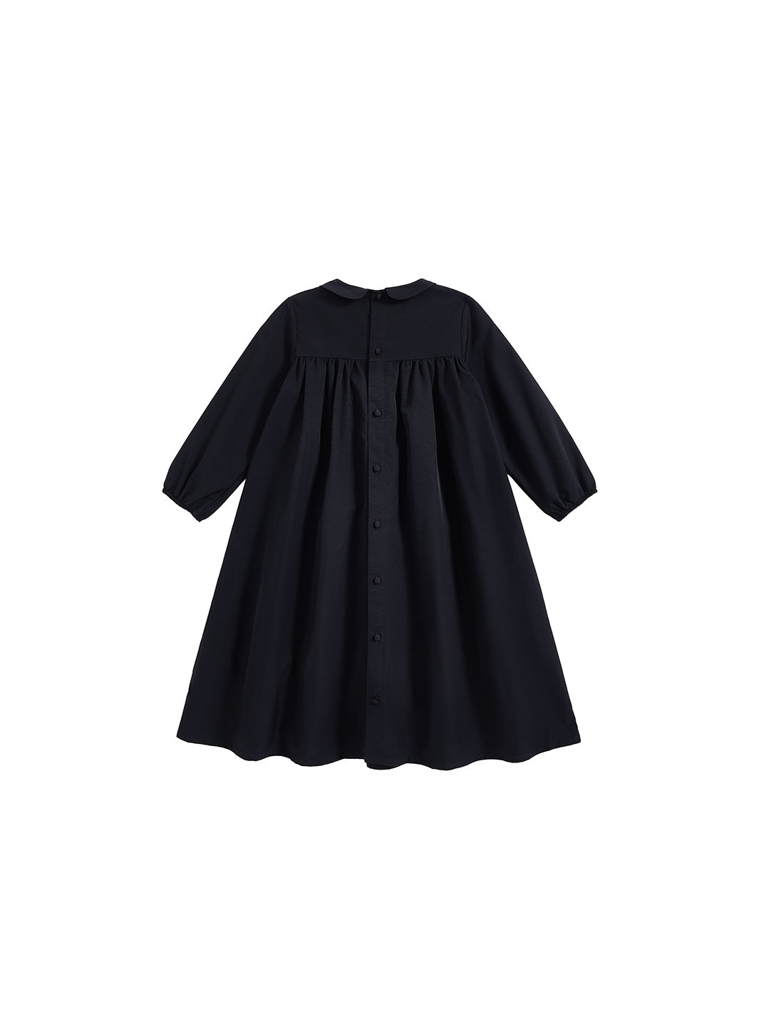 Smocked Dress - Black
