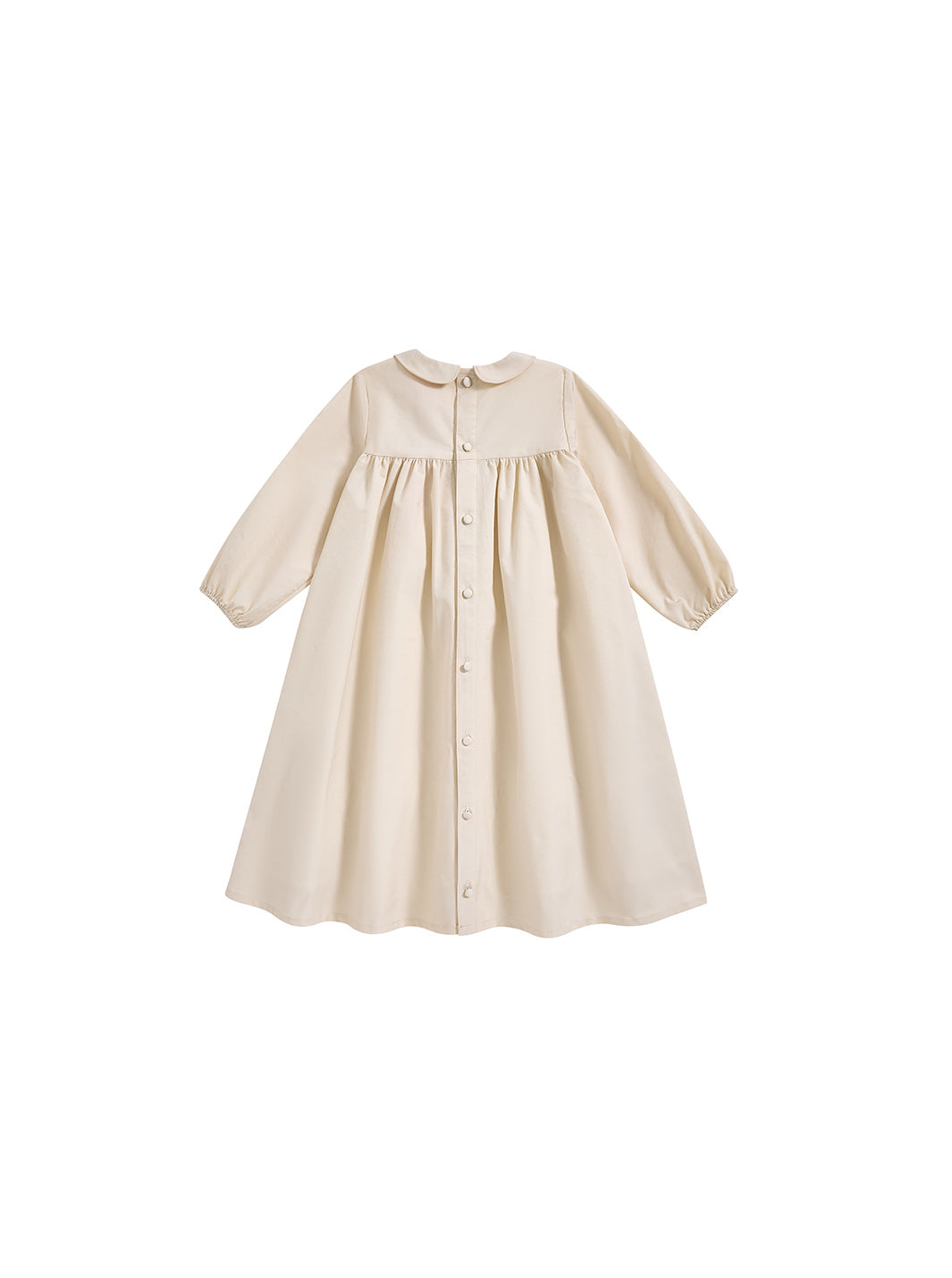 Smocked Dress - Cream
