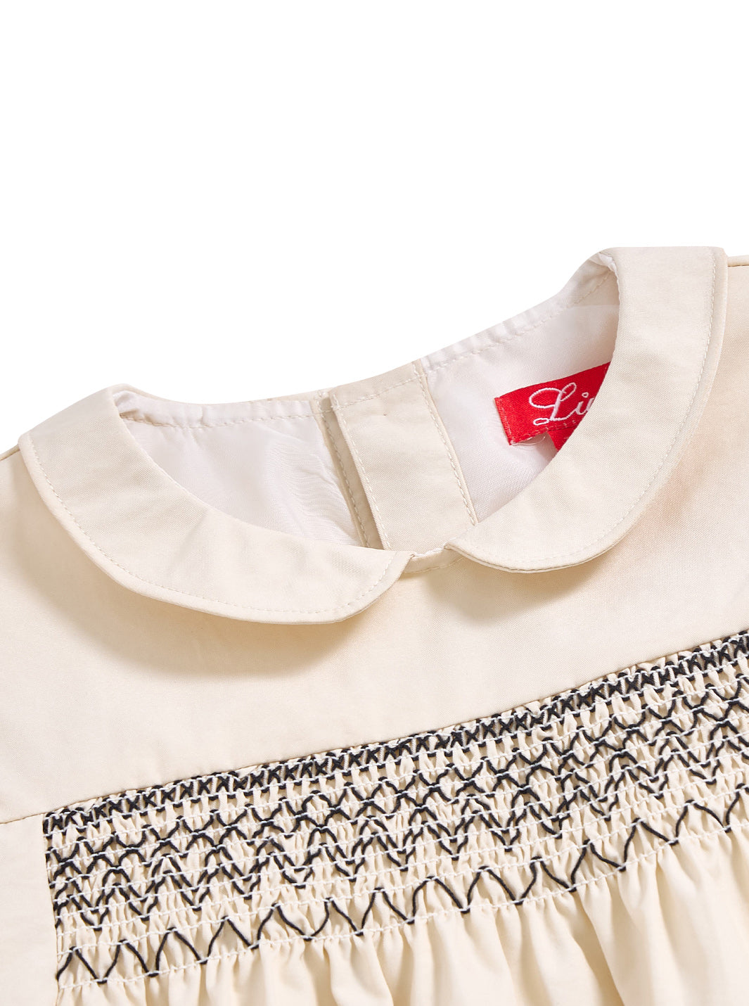 Smocked Dress - Cream