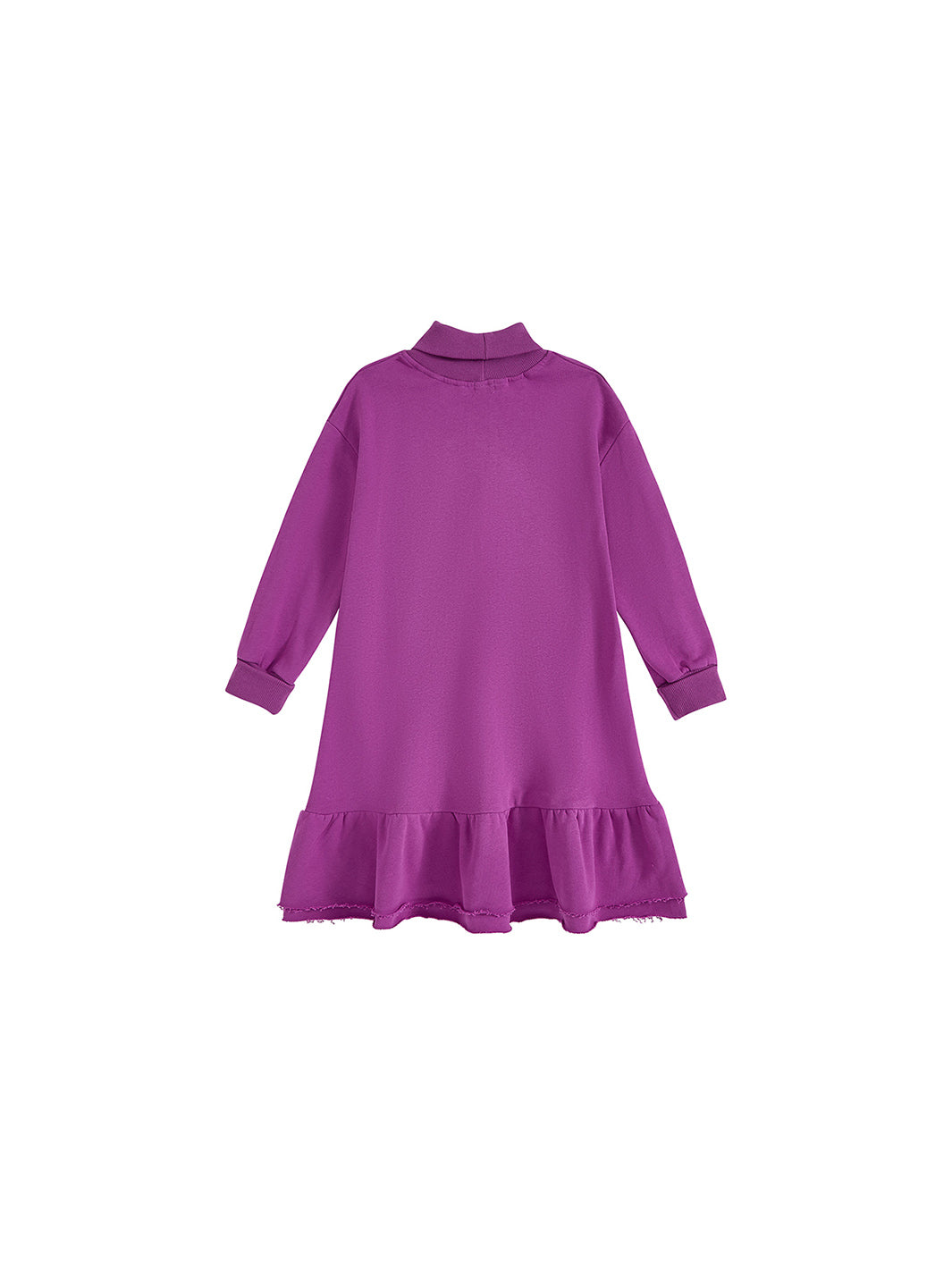 Turtleneck Double Bottom Ruffle