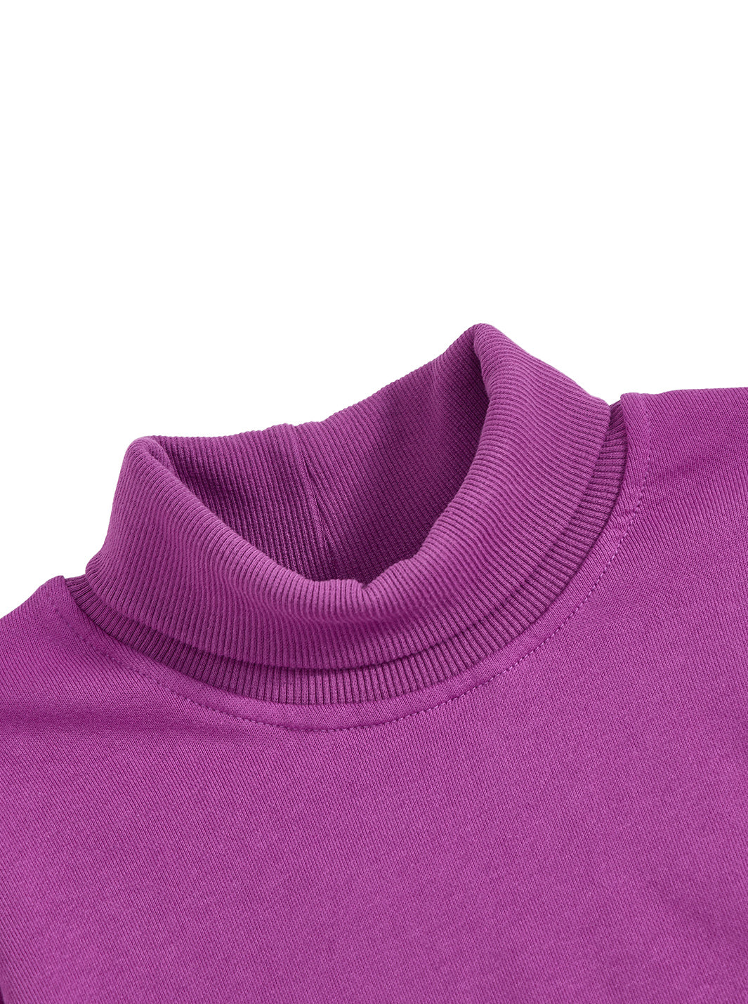 Turtleneck Double Bottom Ruffle