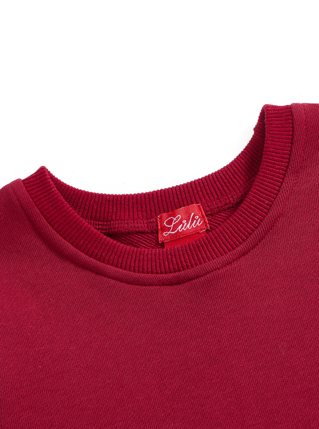 Baby French Terry Solid Set - Deep Maroon