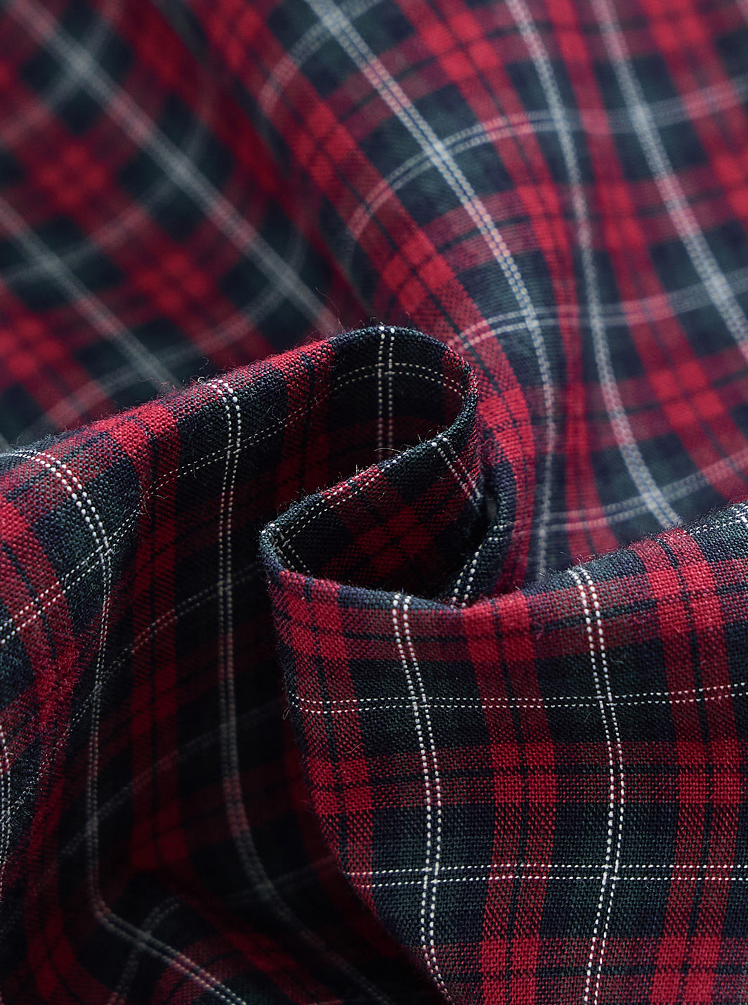 Plaid Sailor Collar Shirt