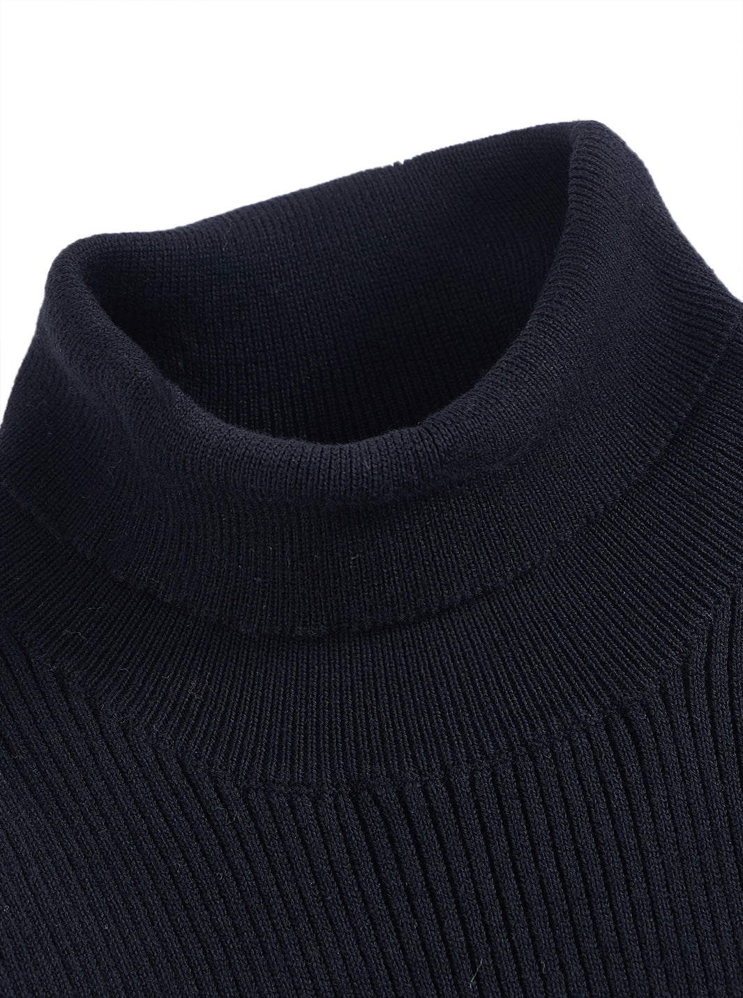 Basic Turtleneck Sweater - Black