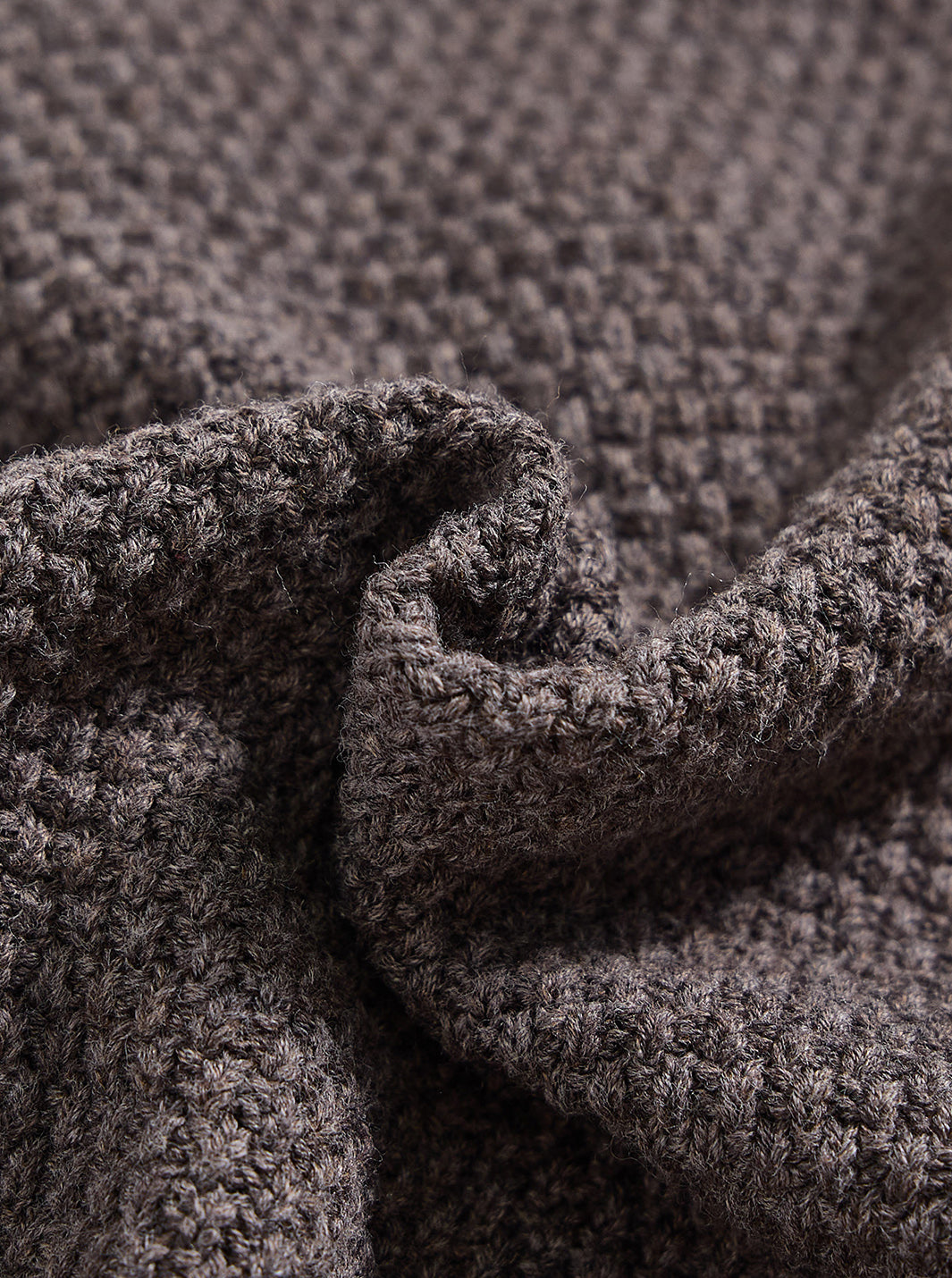 Basket Weave Cardigan - Wood Mix