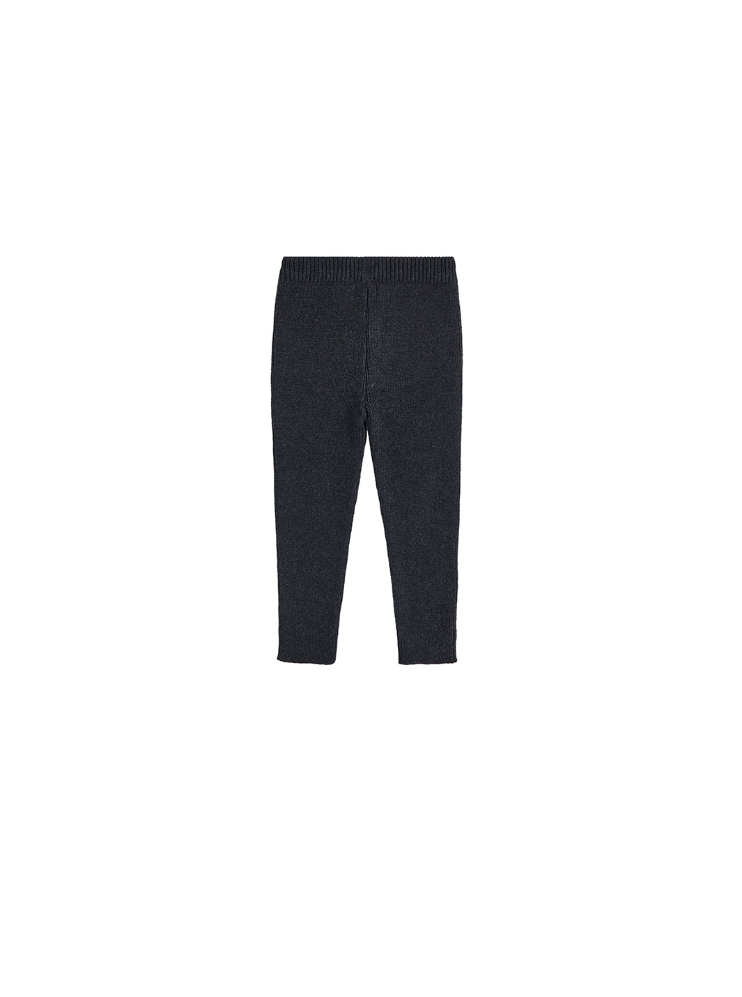 Rib Knit Leggings - Charcoal