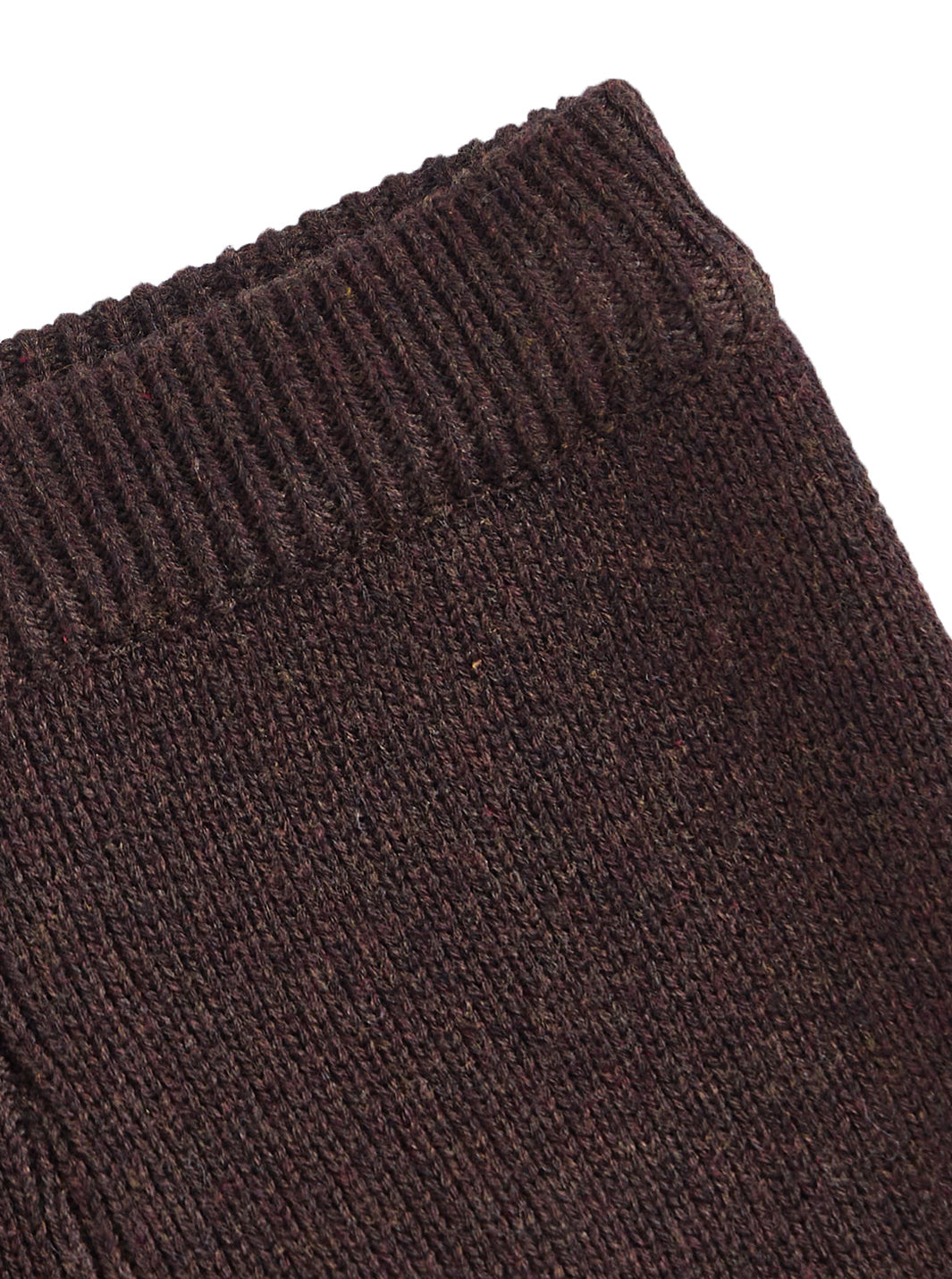 Rib Knit Leggings - Brown