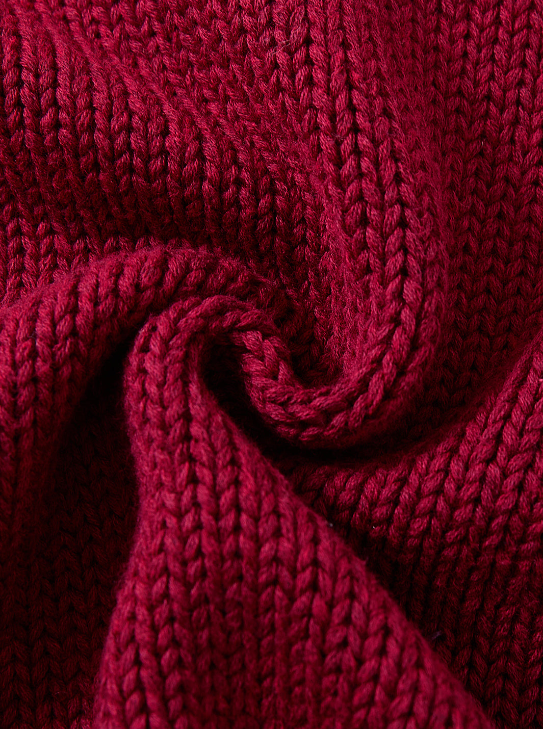 Big House Sweater - Burnt Red Mix
