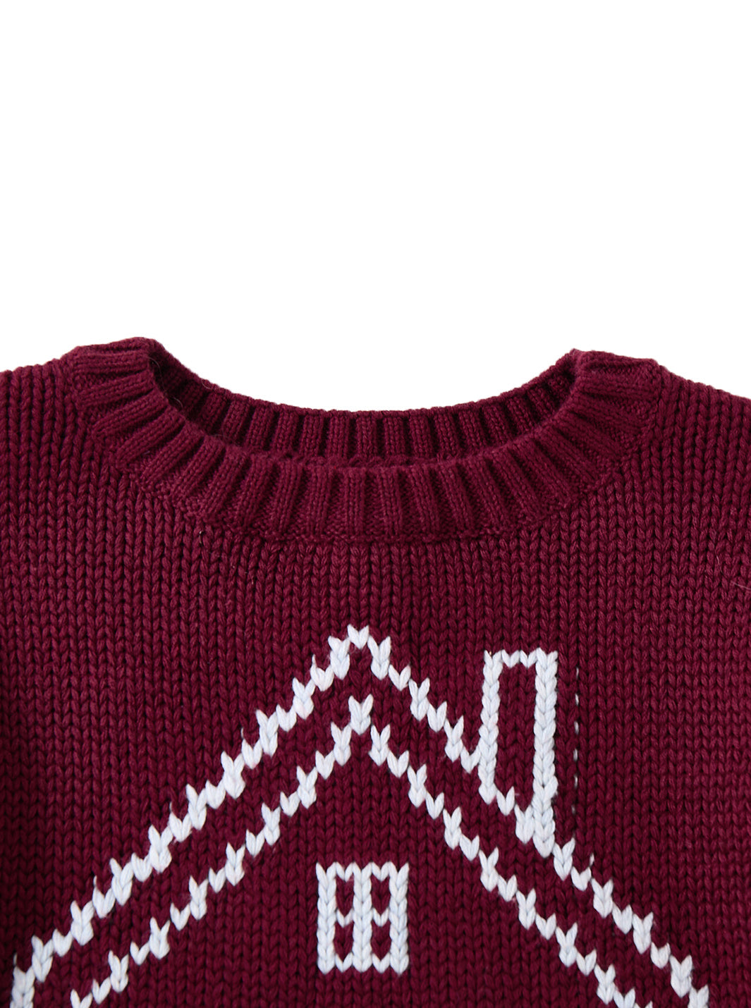 Big House Sweater - Wine mix