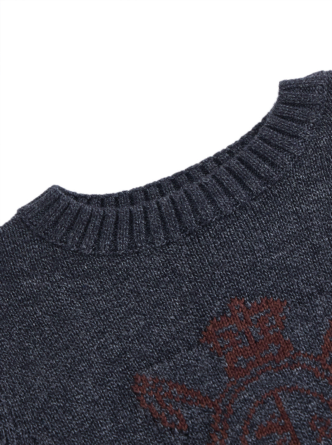 Emblem Sweater - Charcoal Mélange