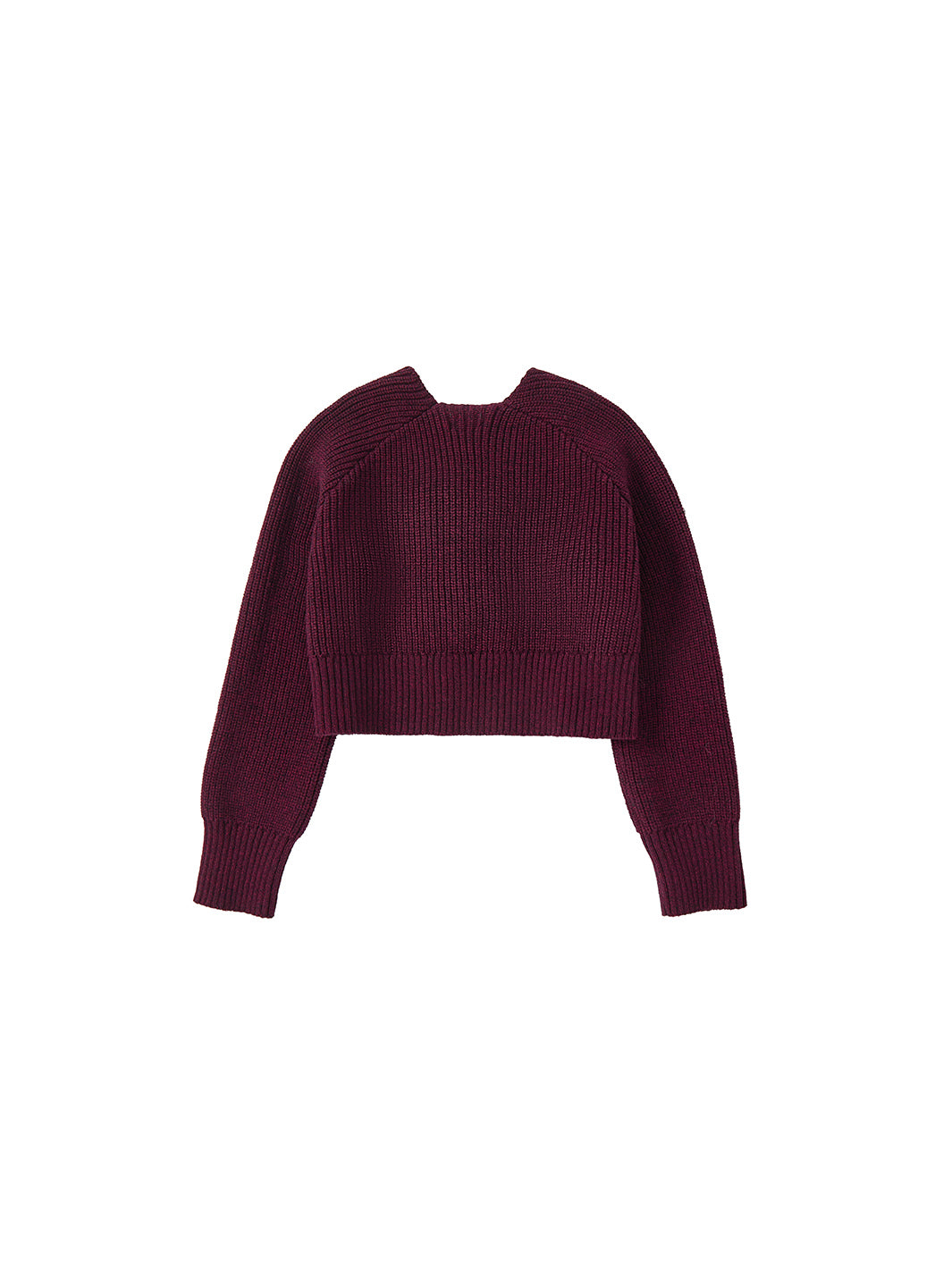 Cardigan Trim Bow Sweater