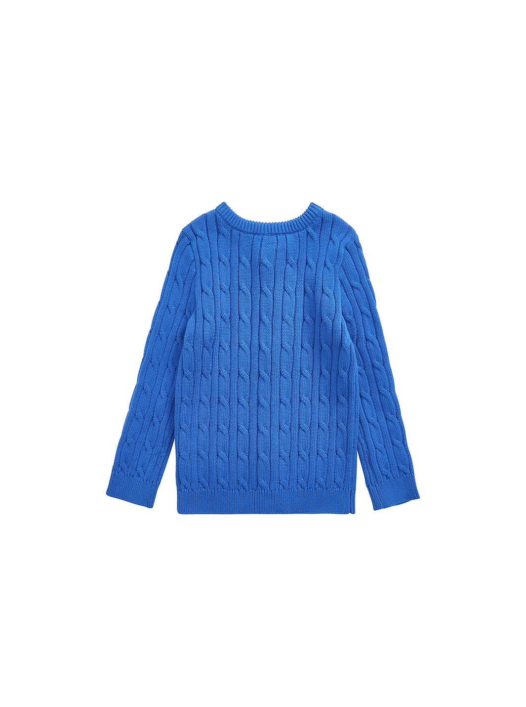 Cable Knit Cardigan - Marine Blue