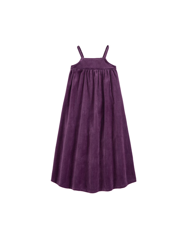 Strap Jumper Robe - Plum