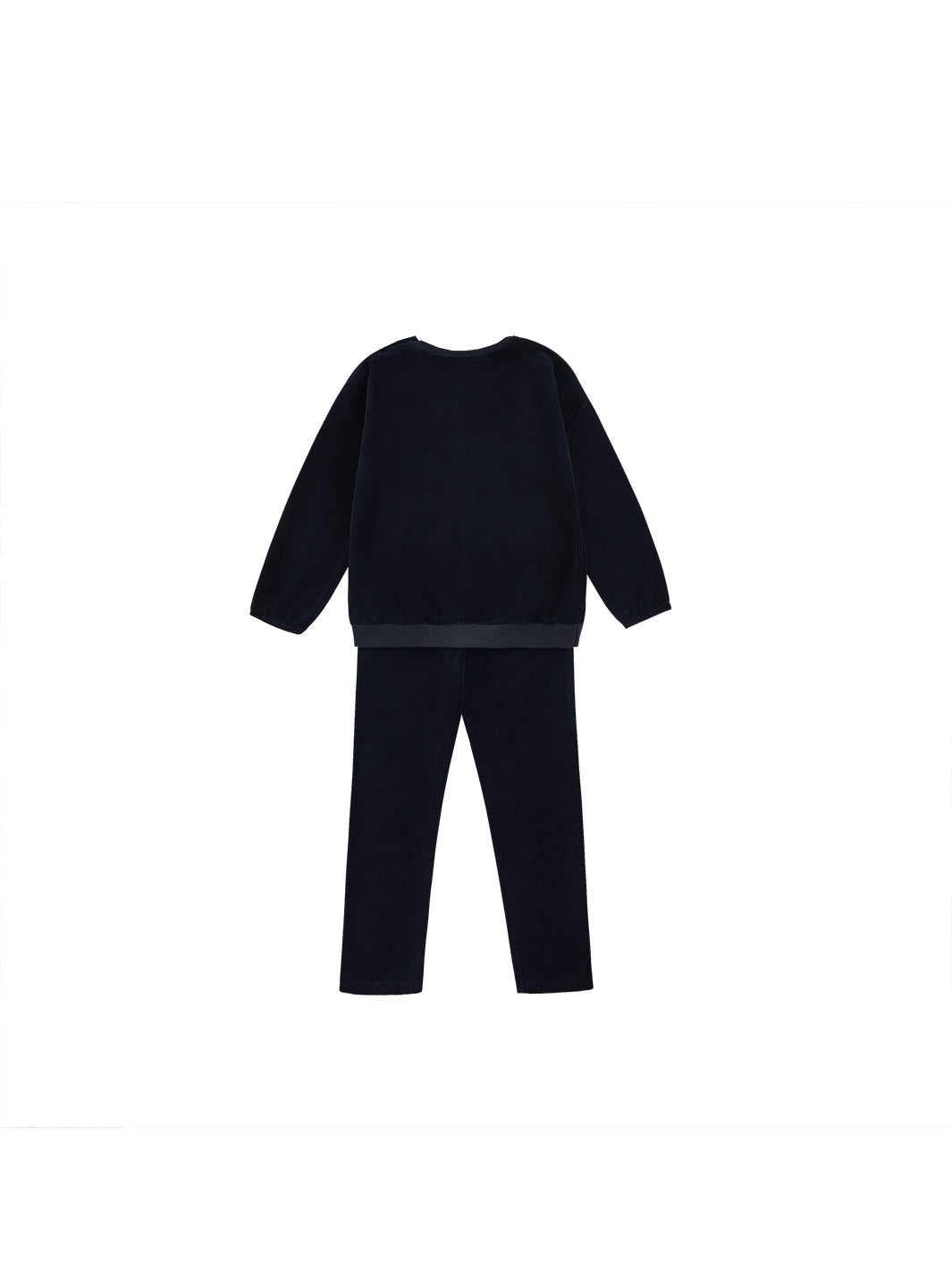 Boy Cotton Velour Emblem Set