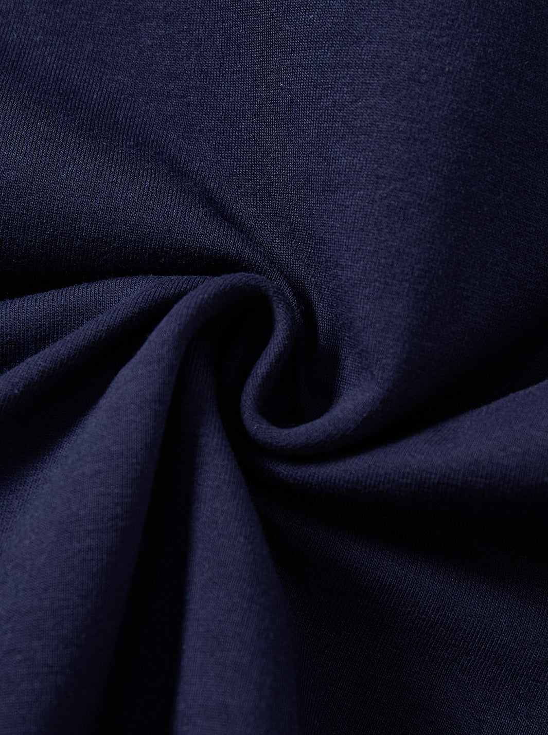 Corduroy Collar Polo - Dk. Navy