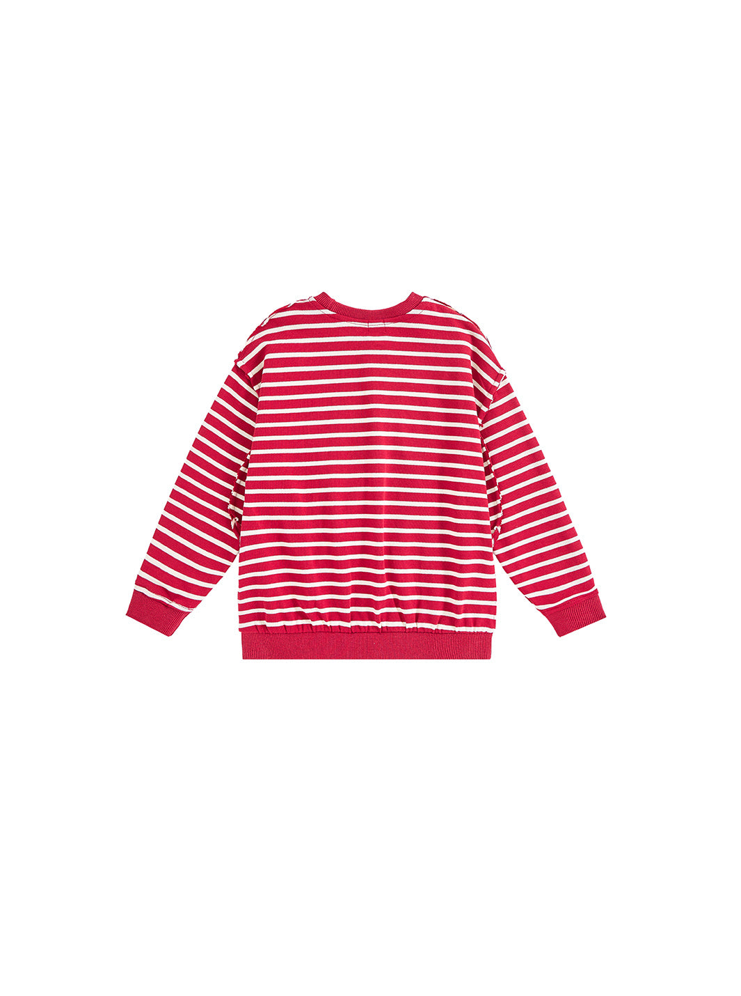 Classic Stripe Top - Burgundy/White