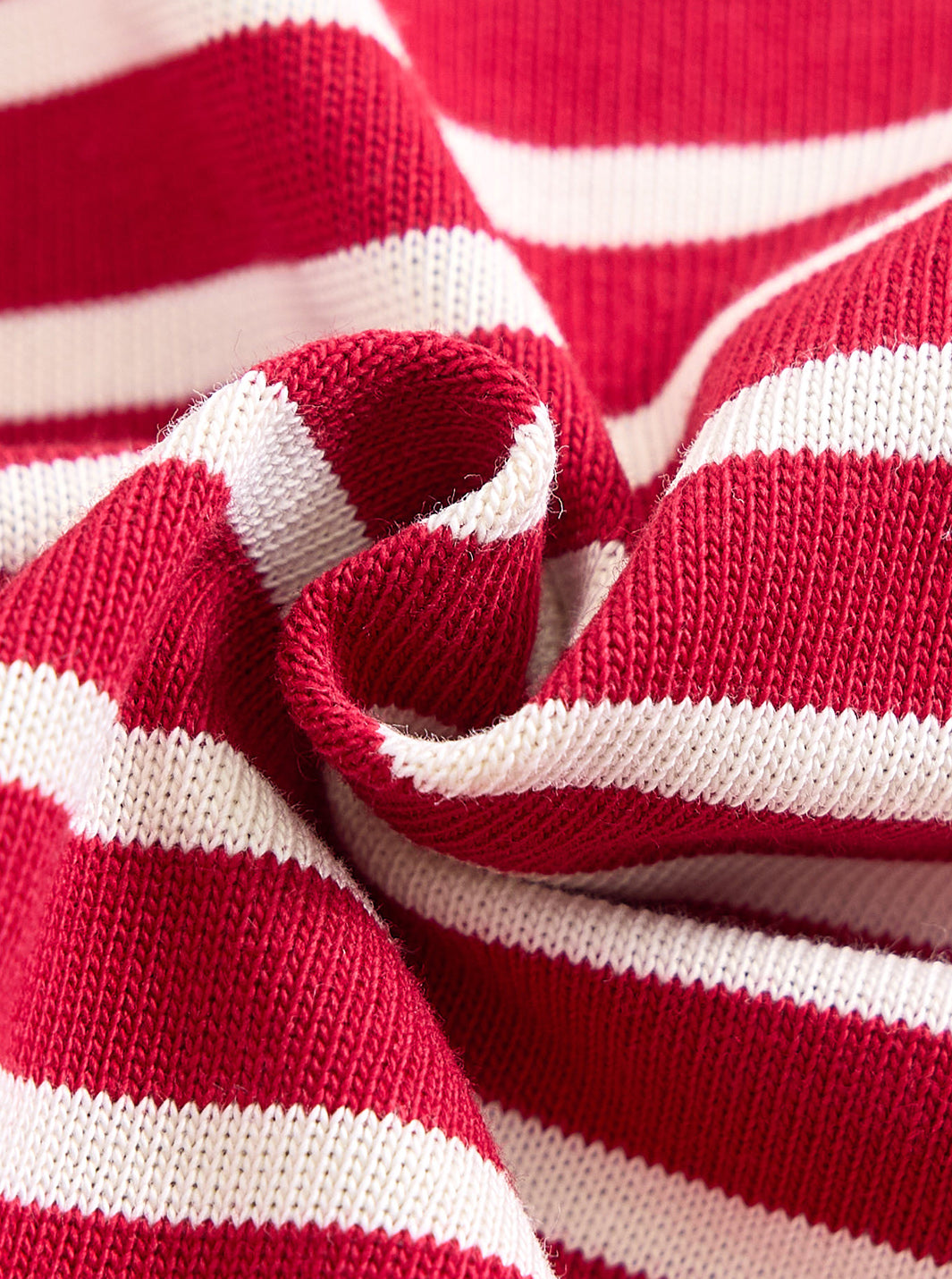 Classic Stripe Top - Burgundy/White