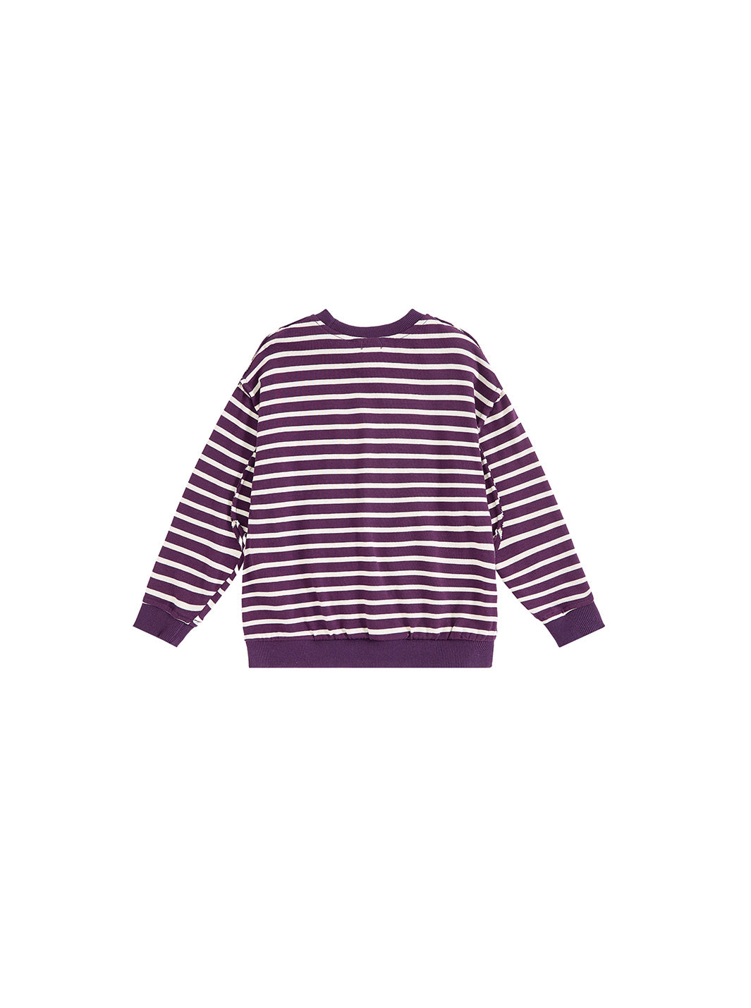 Classic Stripe Top - Plum/White
