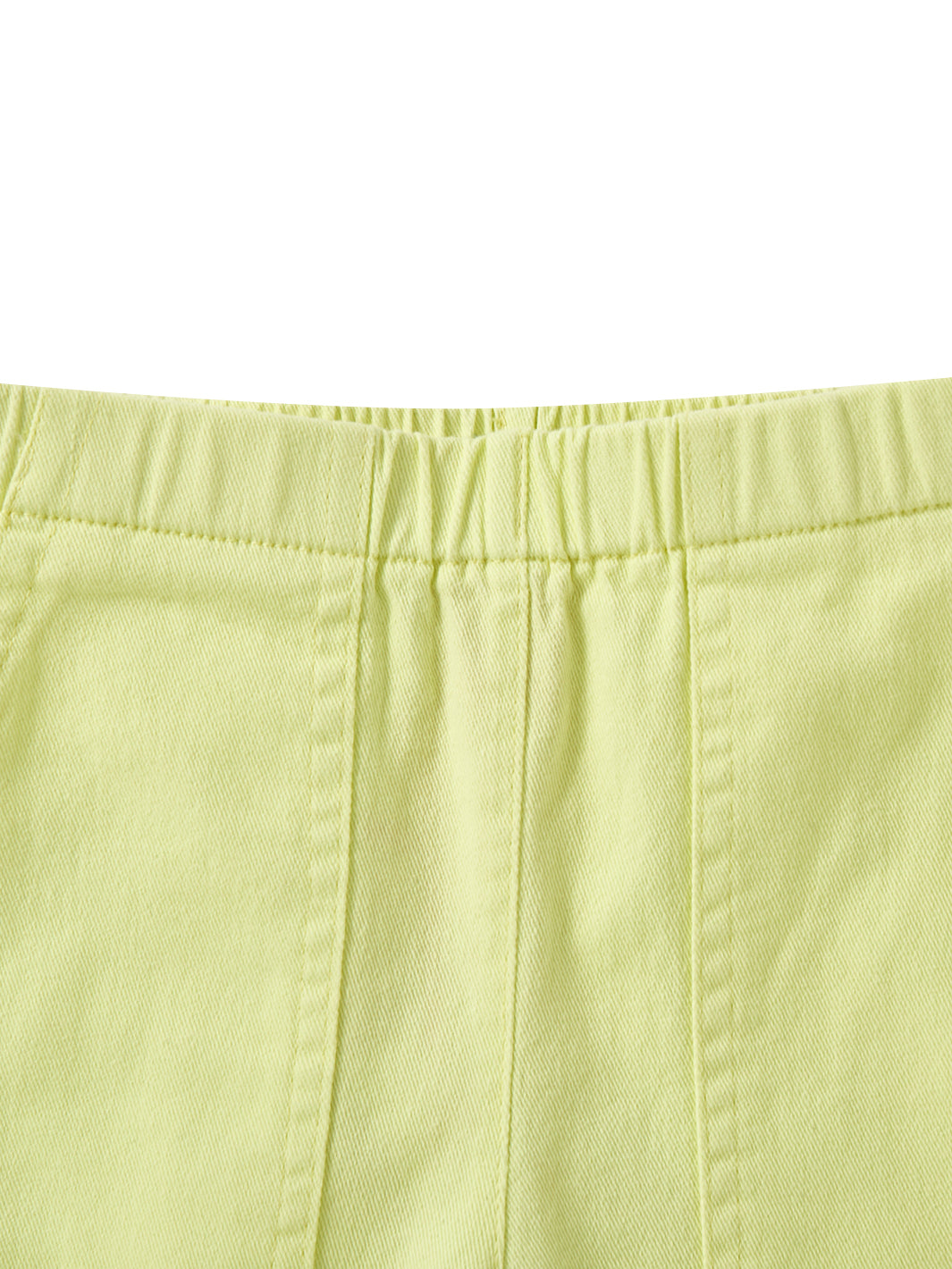 Twill Short Pants - Yellow