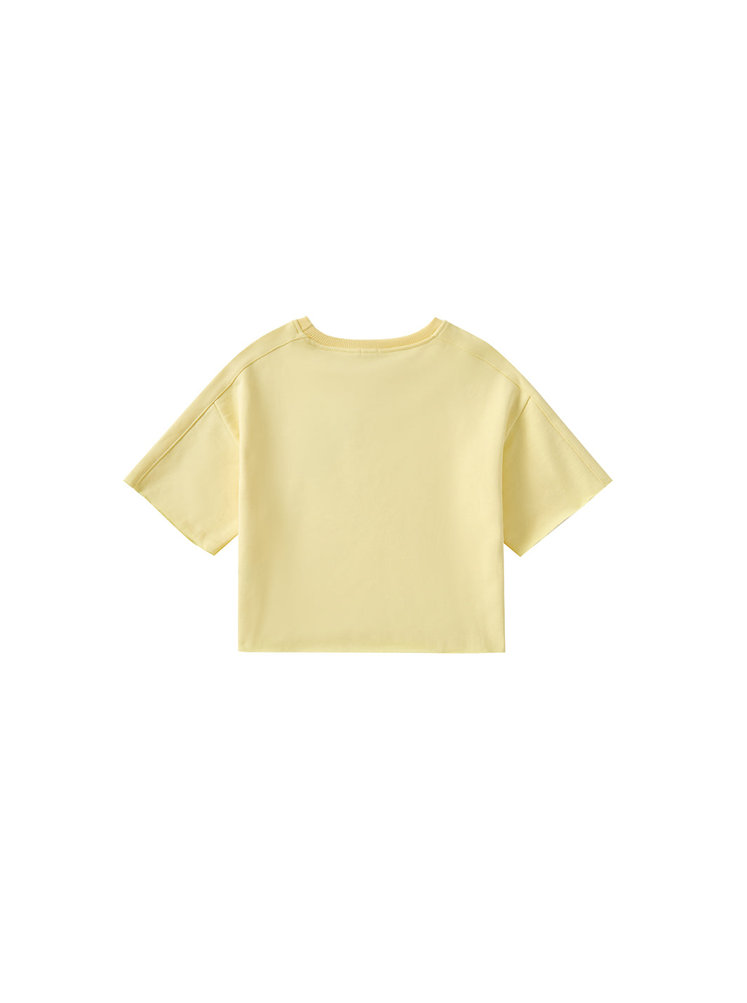 Rolled Edge T-Shirt - Yellow