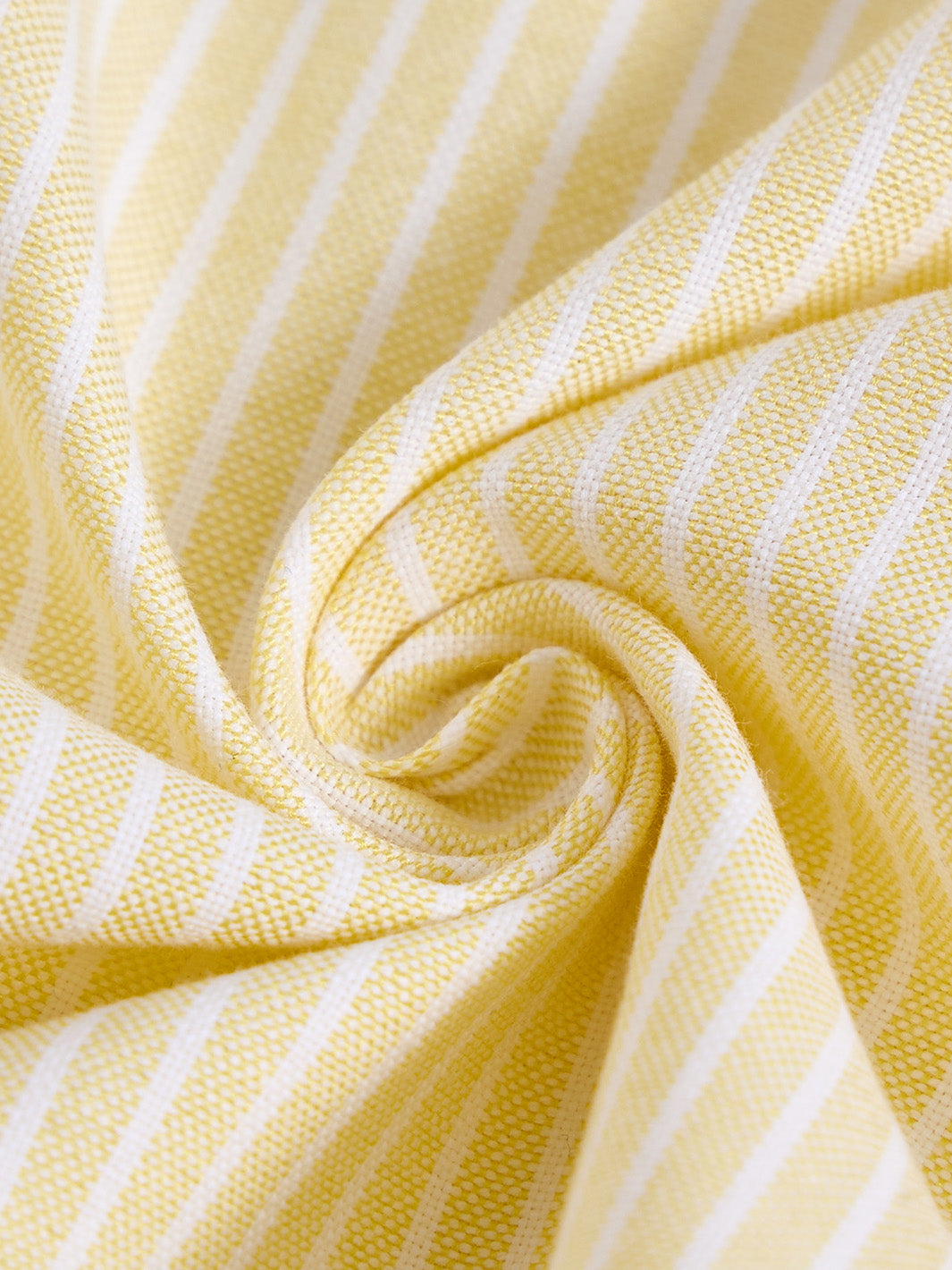 Hopscotch Striped Crop Shirt - Yellow