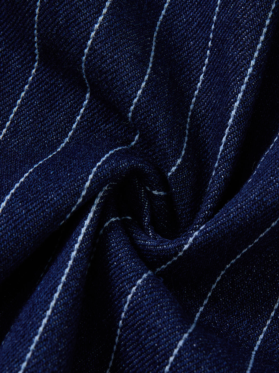 Railroad Stripe  Collar Dress