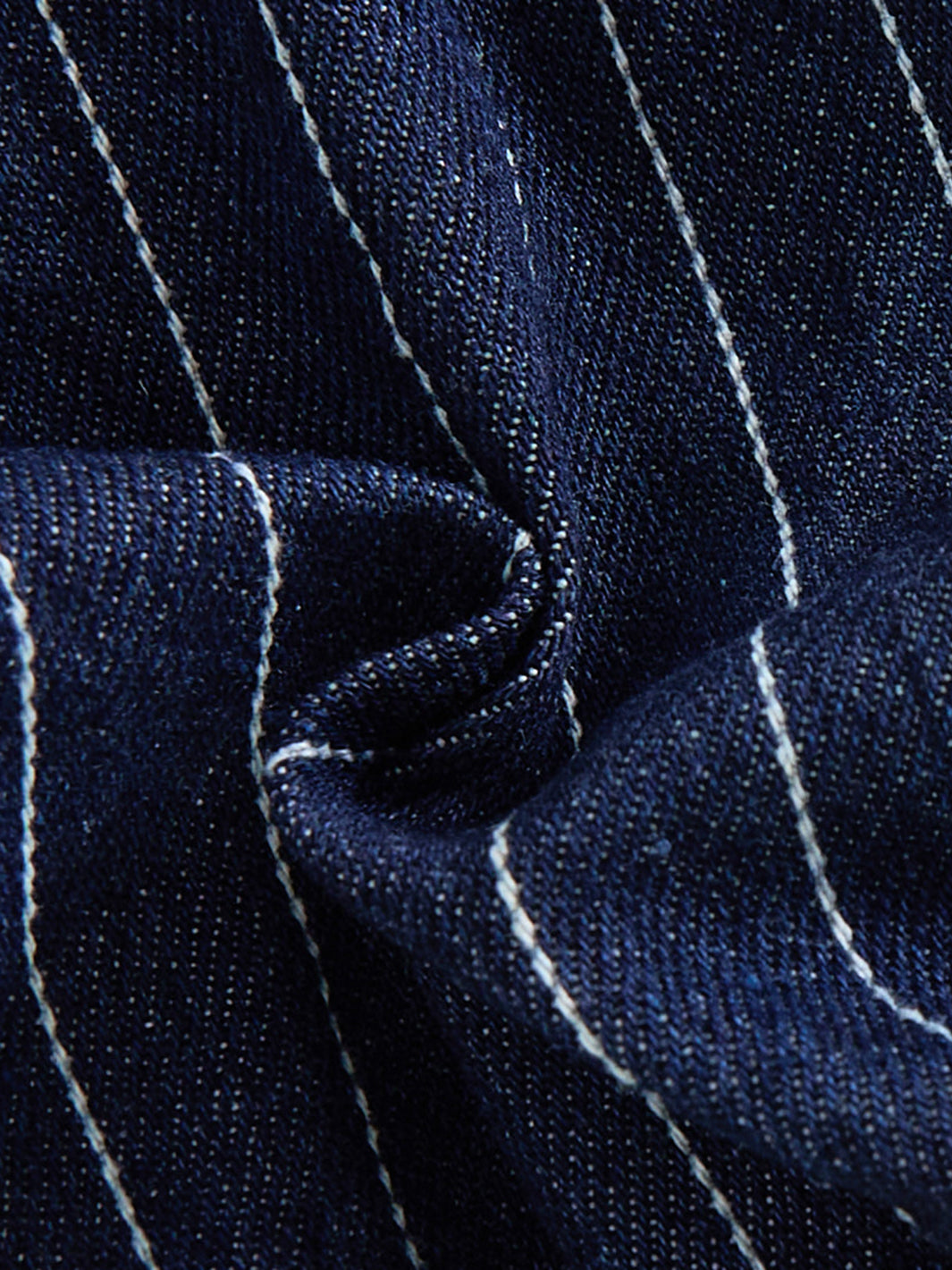 Denim Striped Romper