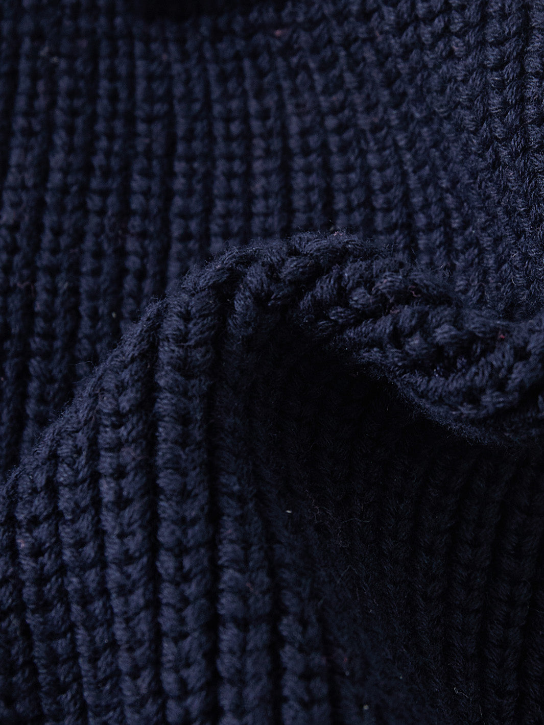 Signature Knit Ribbed Short Pants - Deep Navy