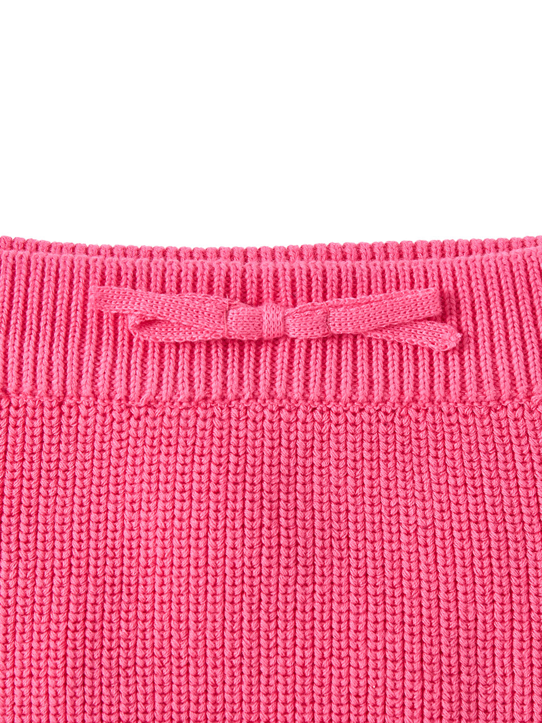 Baby Knit Ribbed Bloomer - Neon Pink