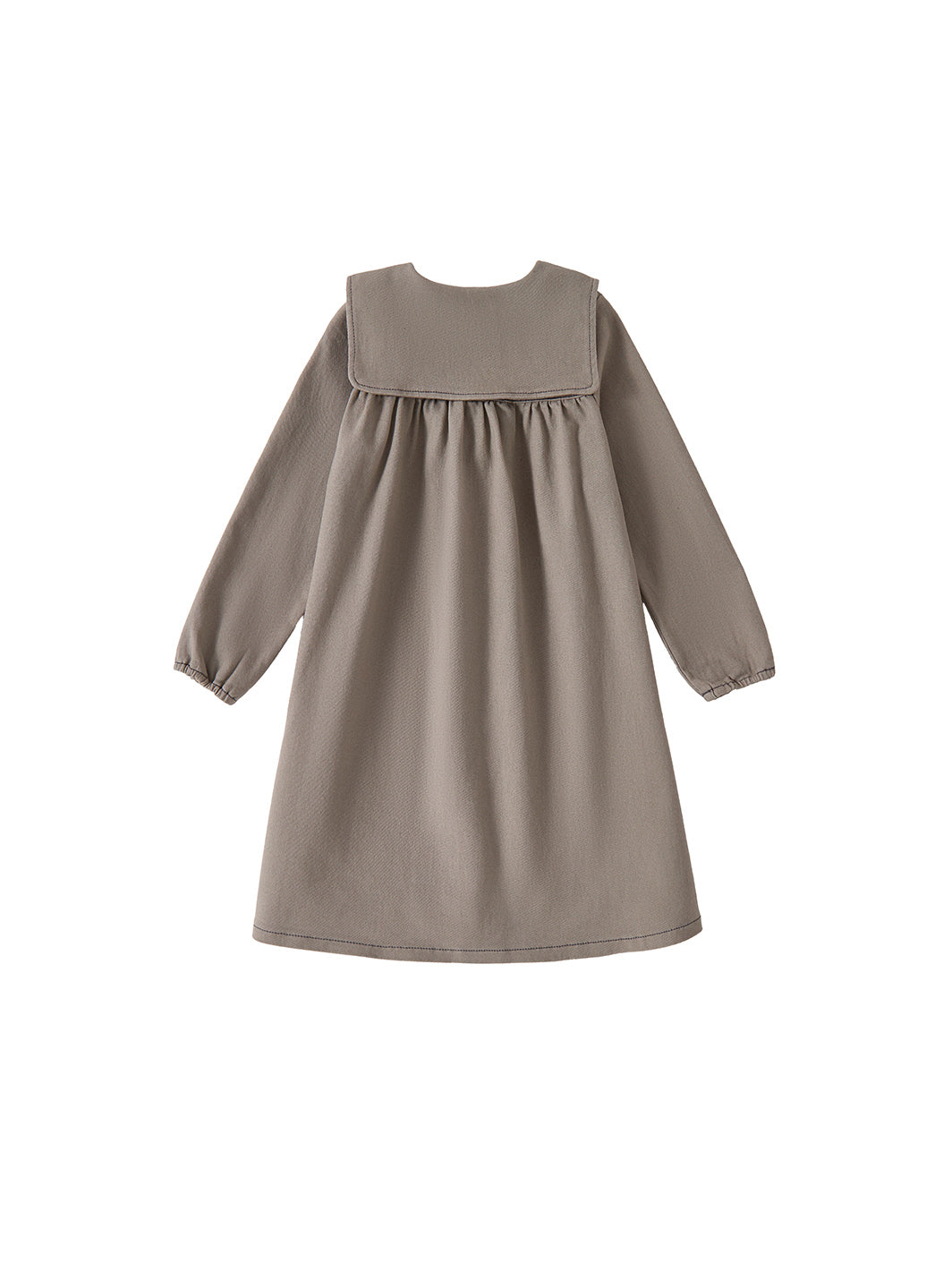 Embroidered Parade Dress - Grey