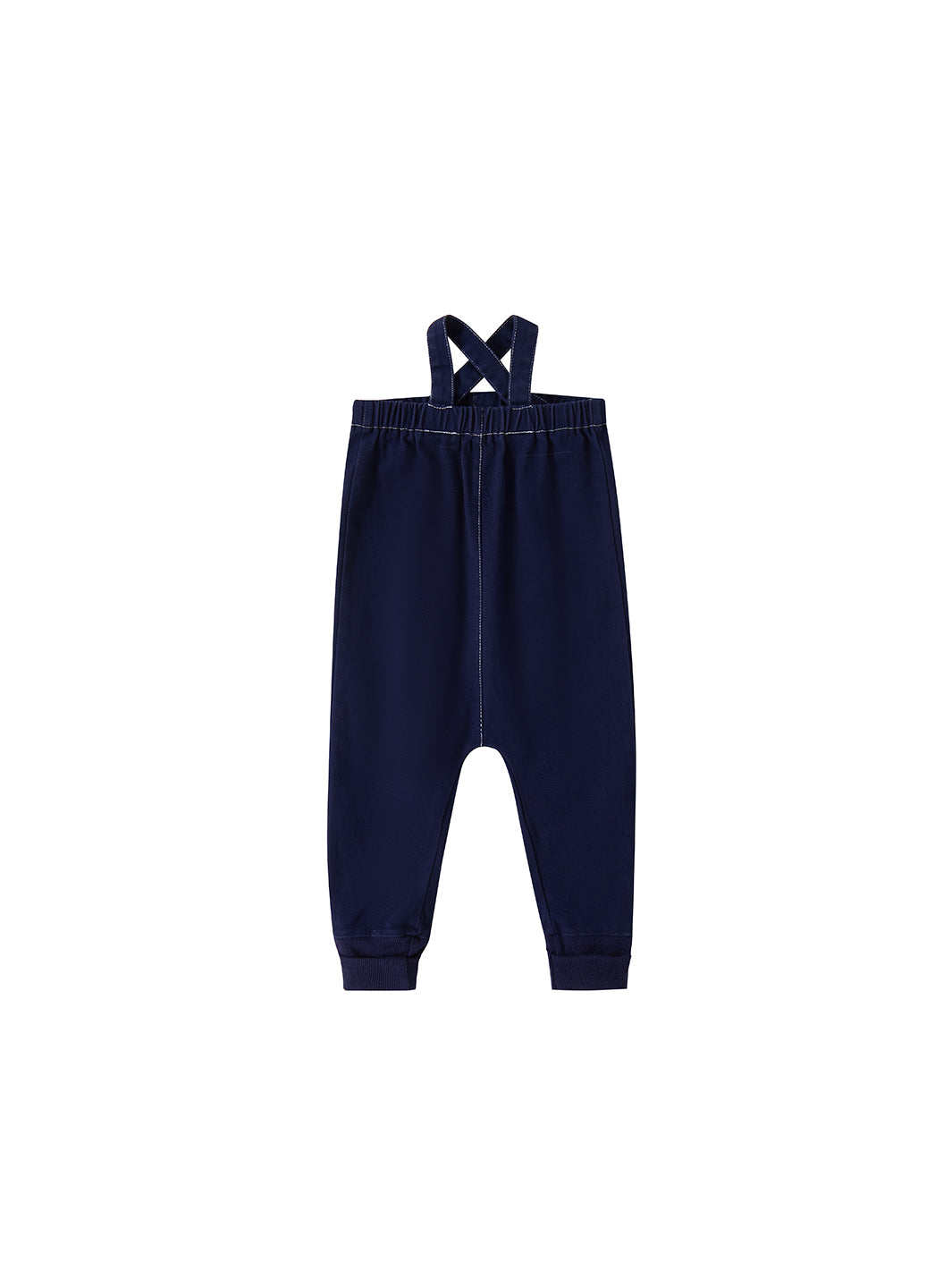 Twill Topstitch Overall - Navy