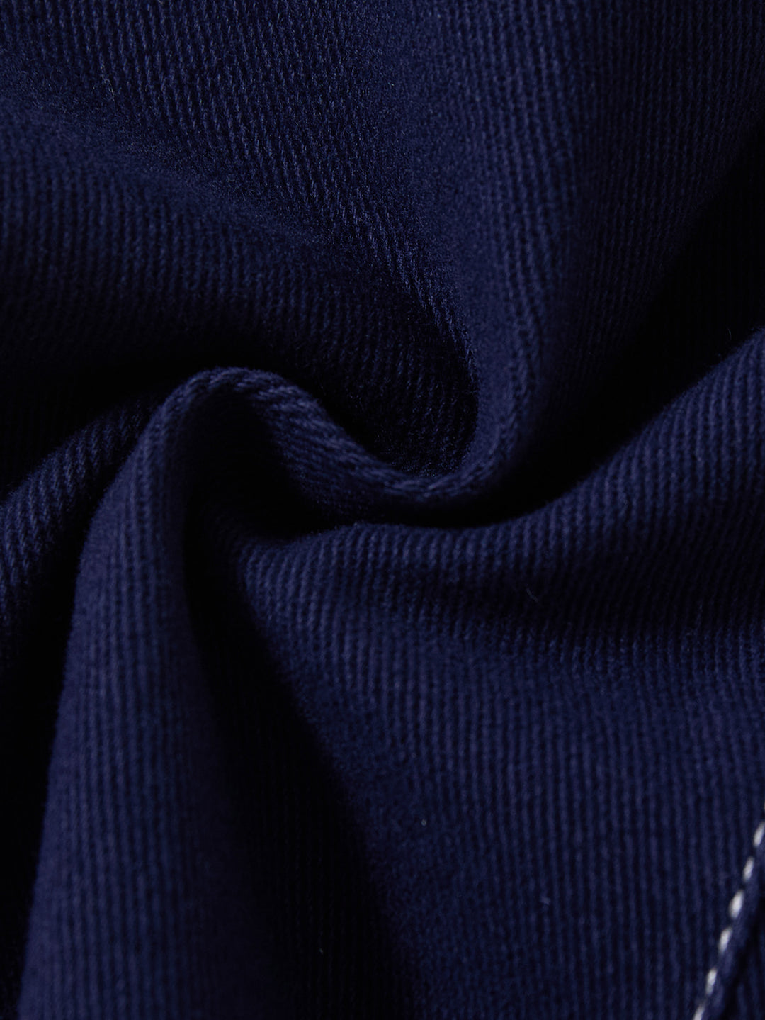 Twill Topstitch Overall - Navy