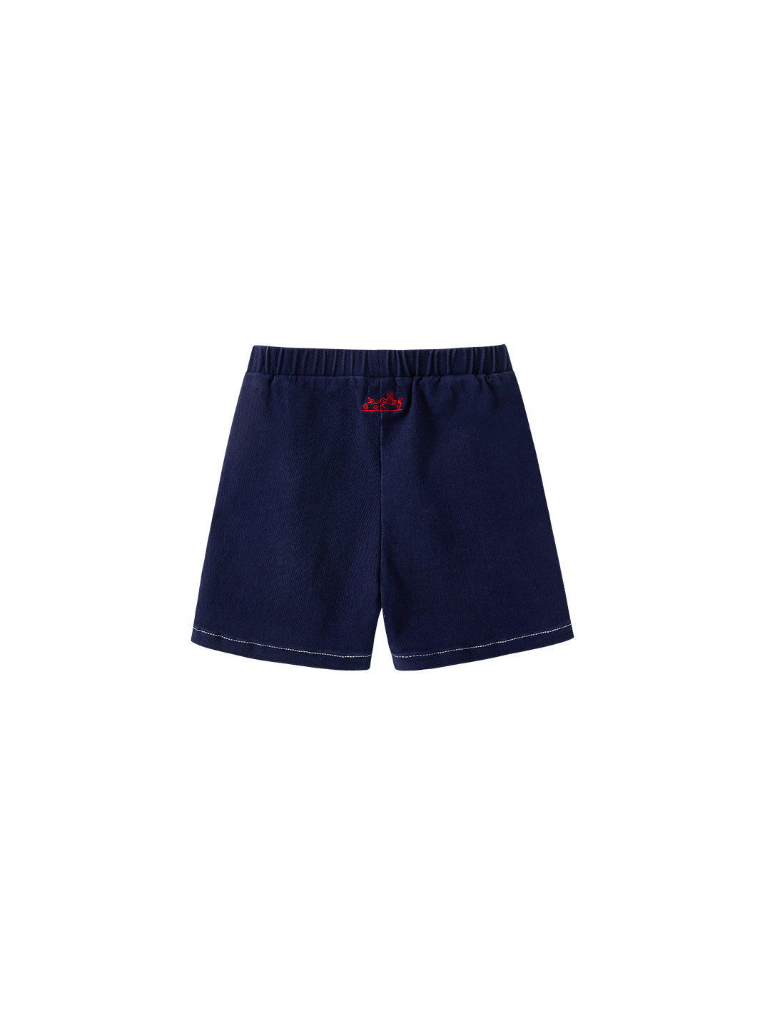 Twill Emblem Short Pants - Navy