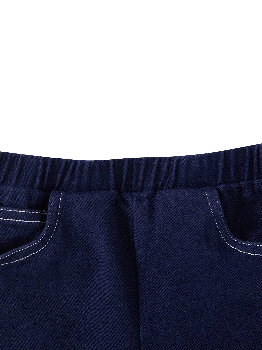 Twill Emblem Short Pants - Navy