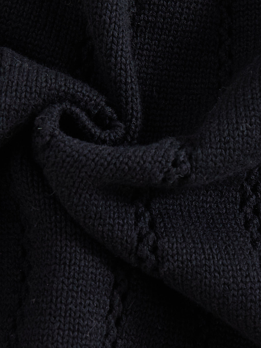 Contrast Edge Vest - Black