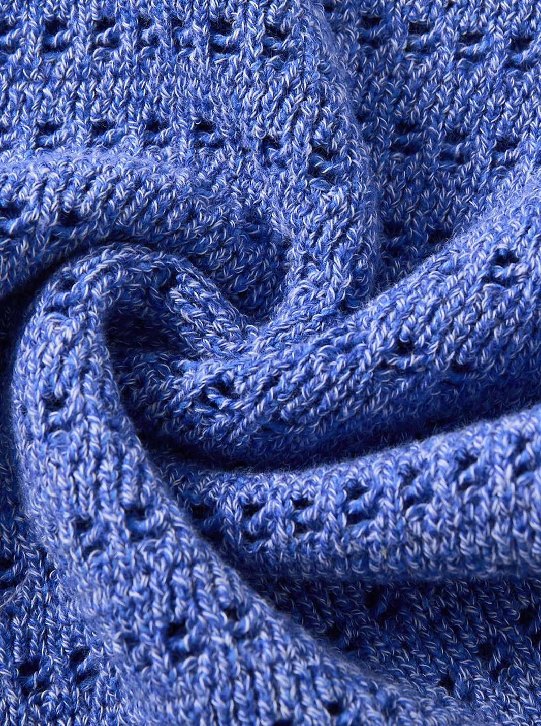 Eyelet Vest - Sky Blue