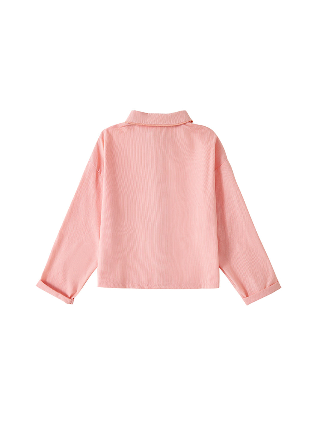& Lu Piping Heart Crop Shirt - Orange