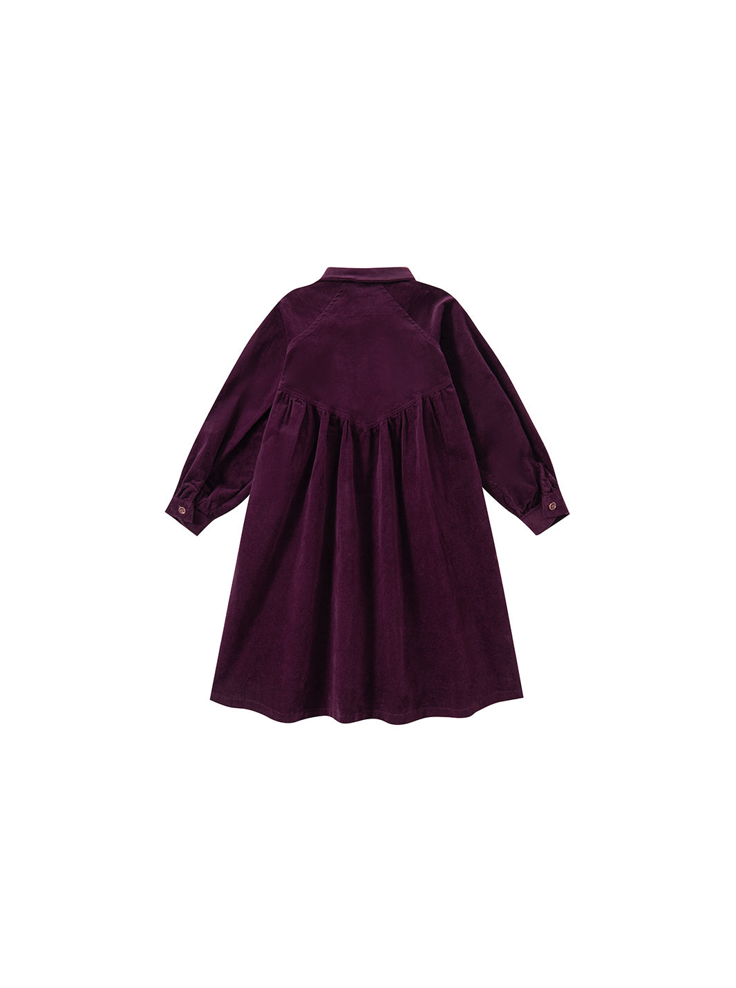 Argyle Story Dress - Plum