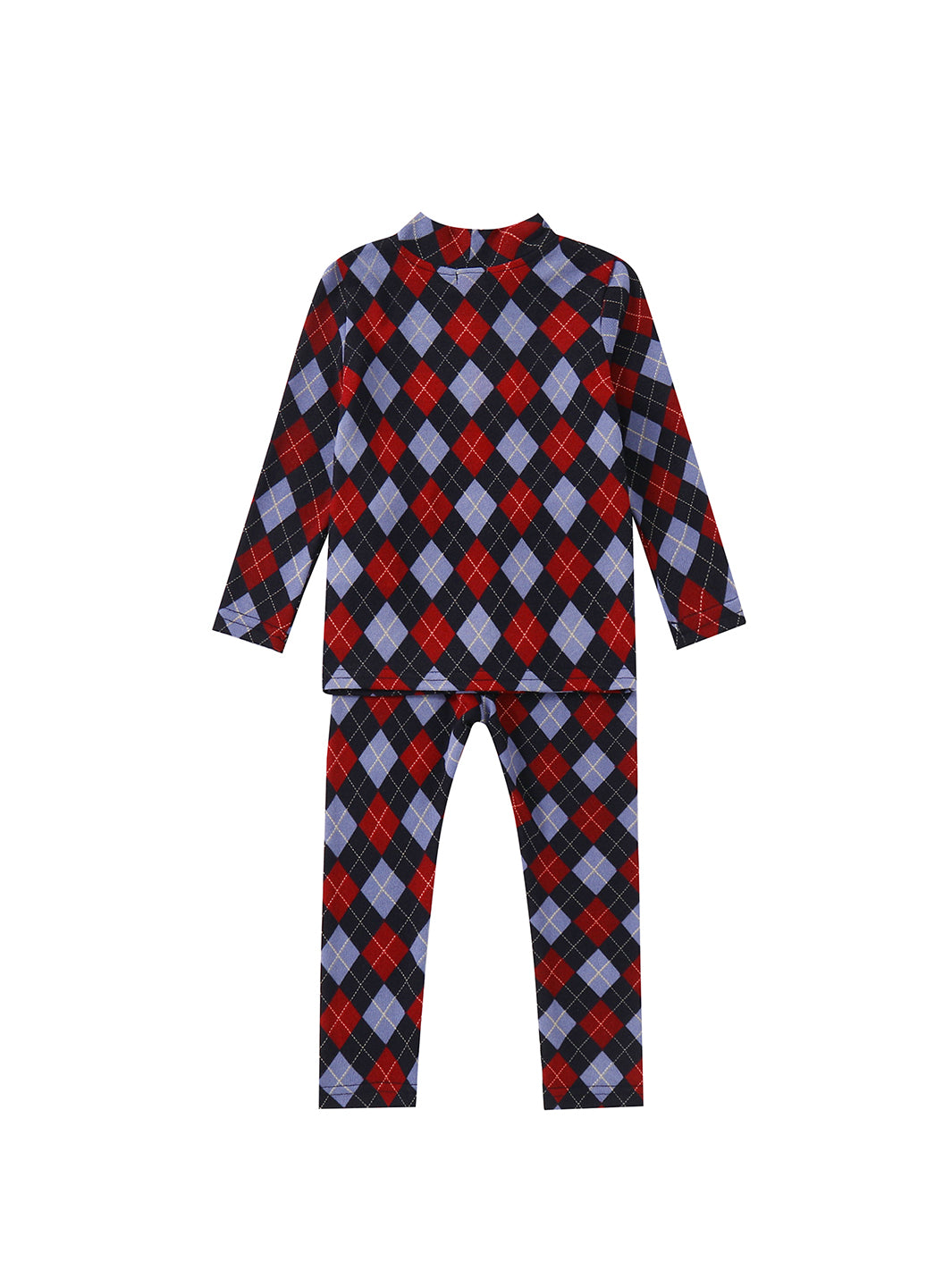 Argyle Story Set - Burgundy