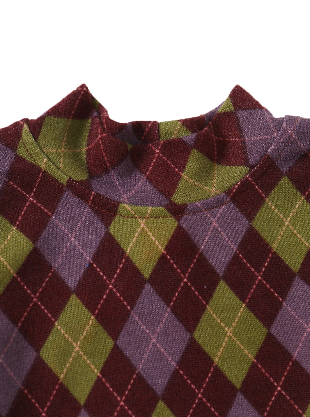 Argyle Story Set - Plum