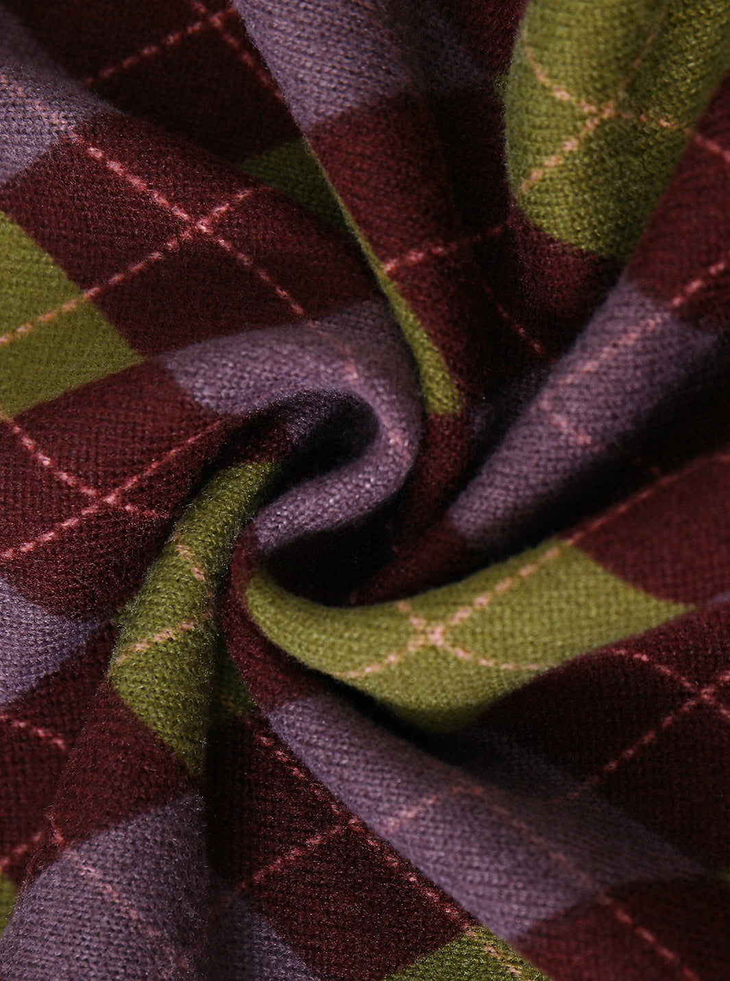 Argyle Story Set - Plum