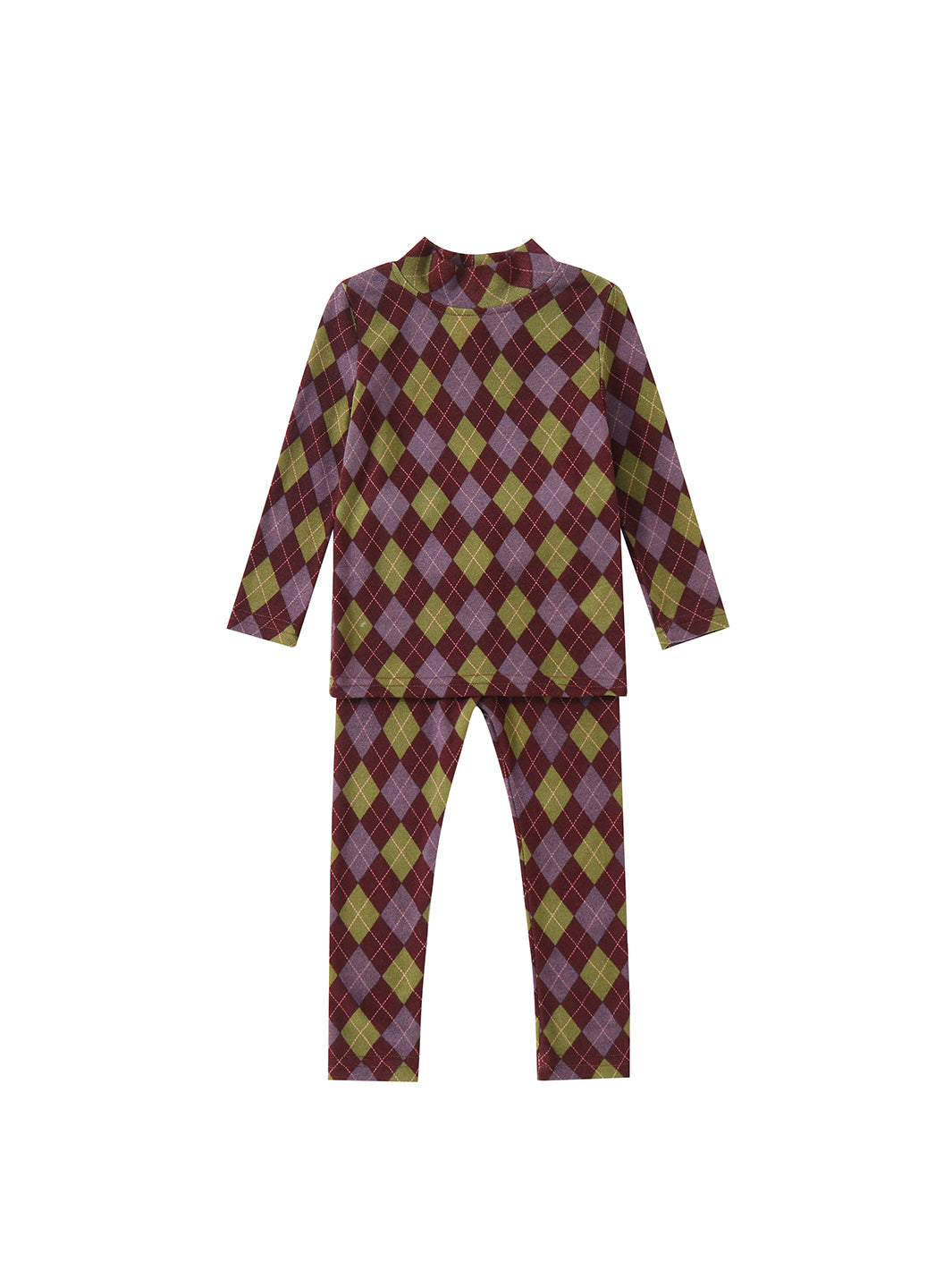 Argyle Story Set - Plum
