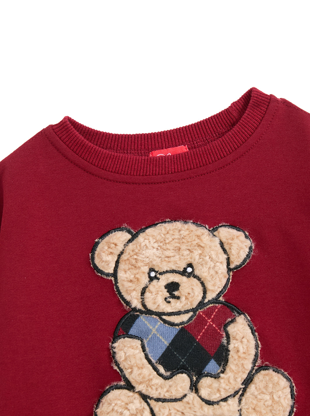 Argyle Story Top - Maroon