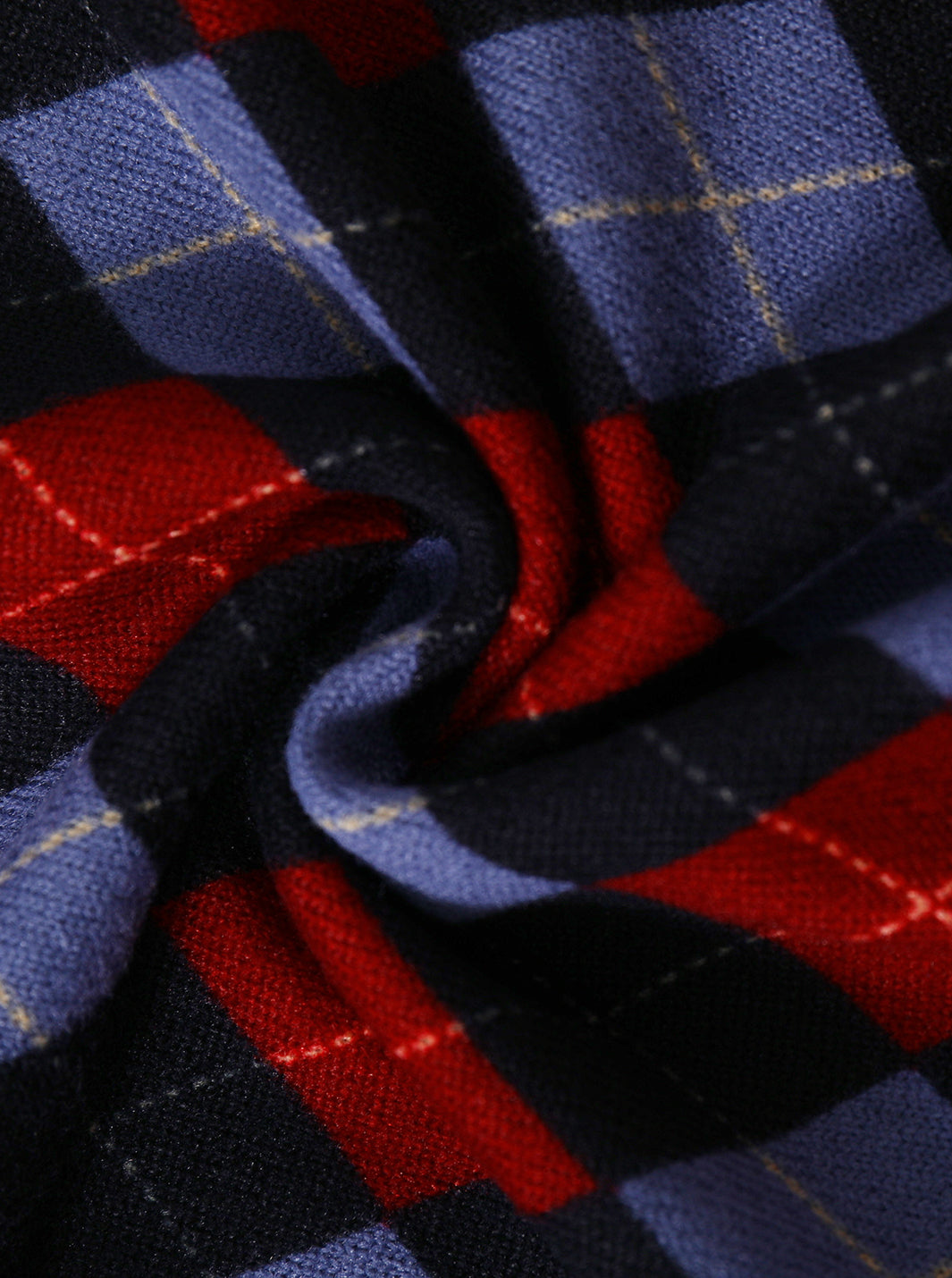 Argyle Story T-Shirt - Burgundy