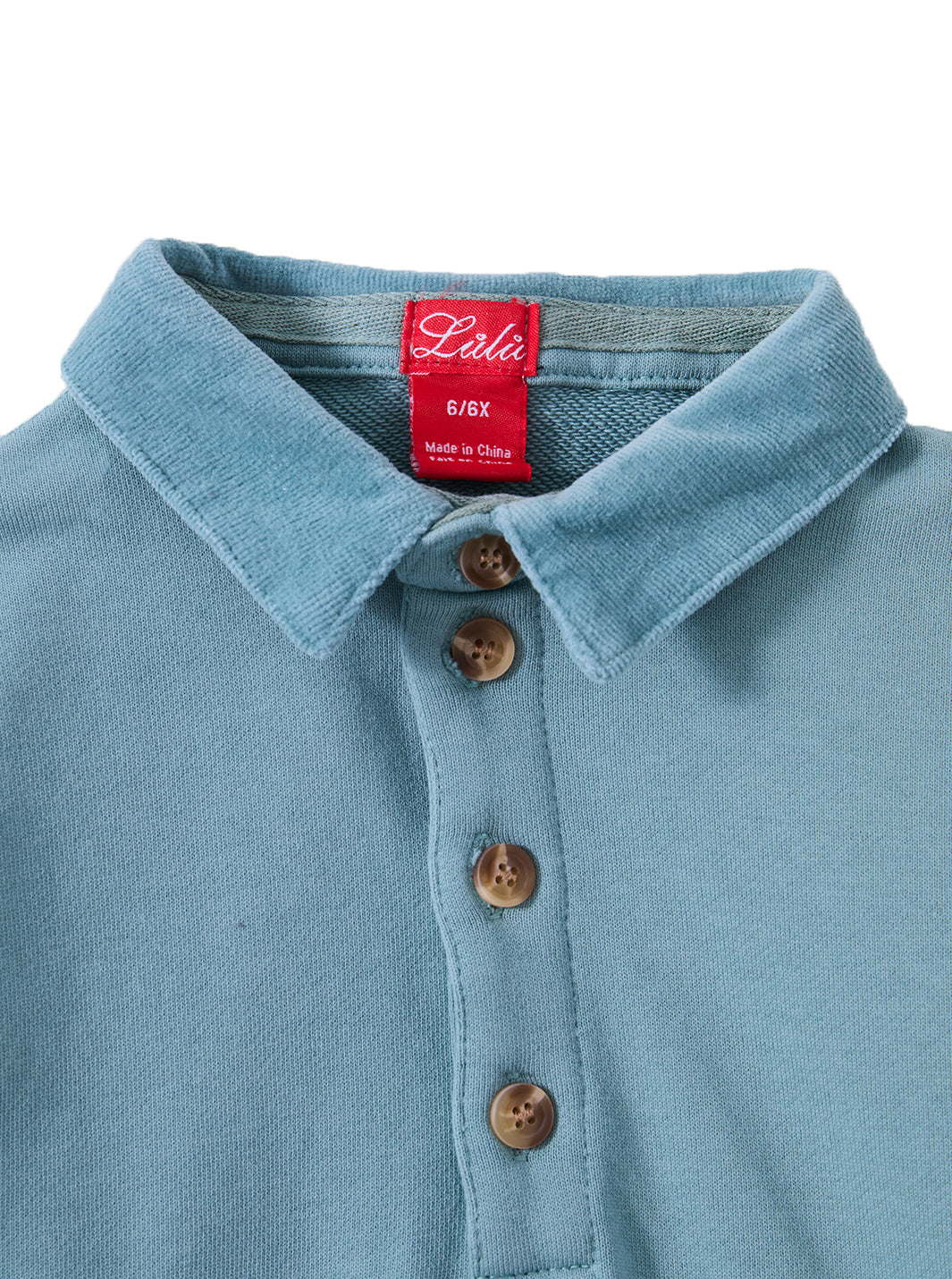 Corduroy Collar Polo
