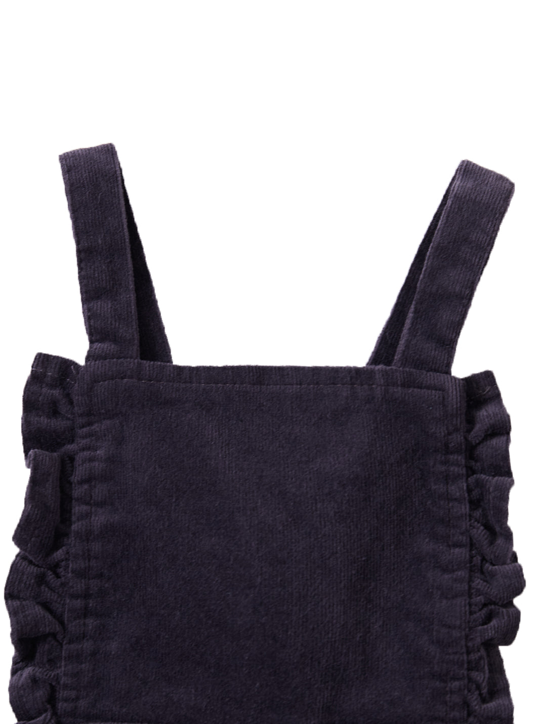Charcoal Chapter Ruffle Overall