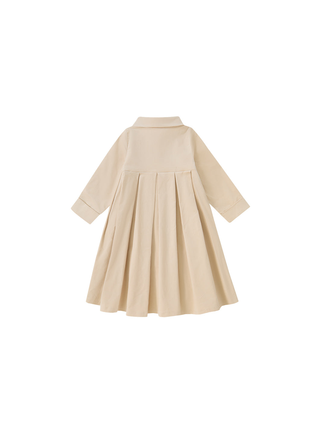 Stretch Velvet Pleated Dress