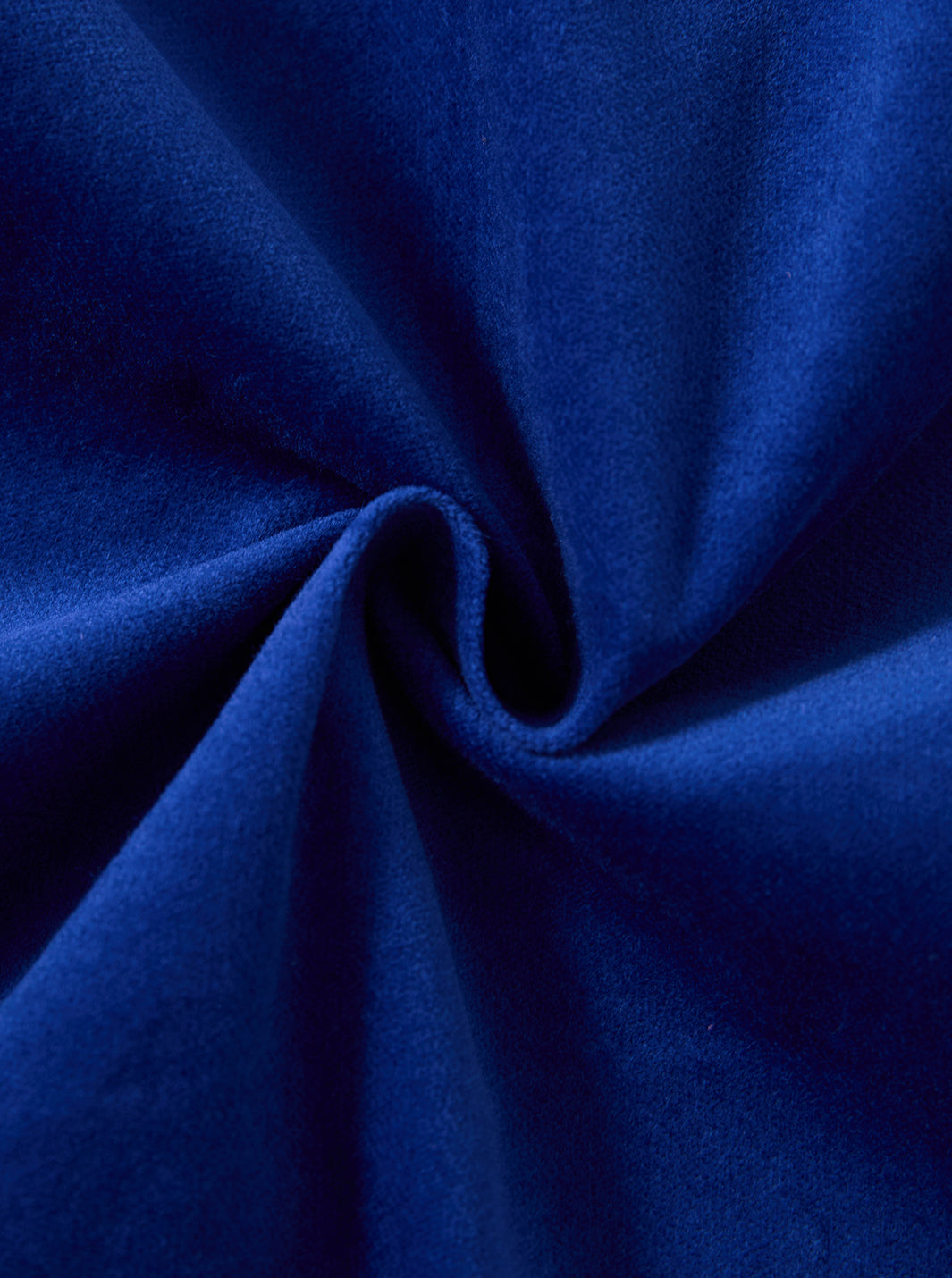 Stretch Velvet Overall - Royal Blue