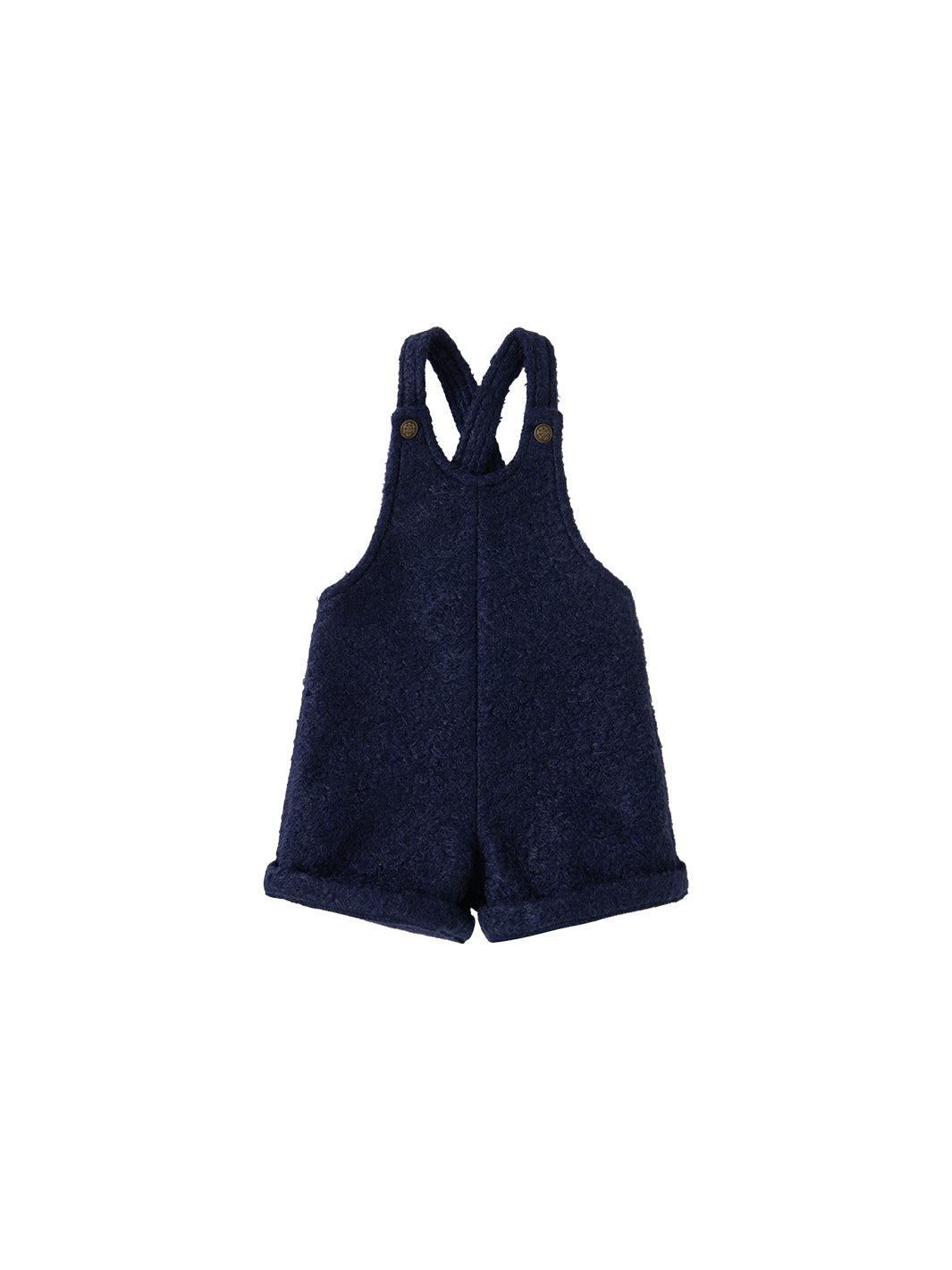Brushed Sherpa Overall - Navy