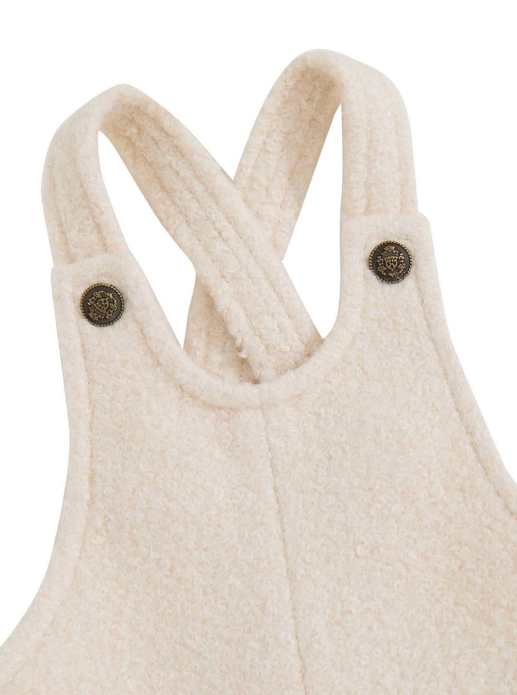 Brushed Sherpa Overall - Off White